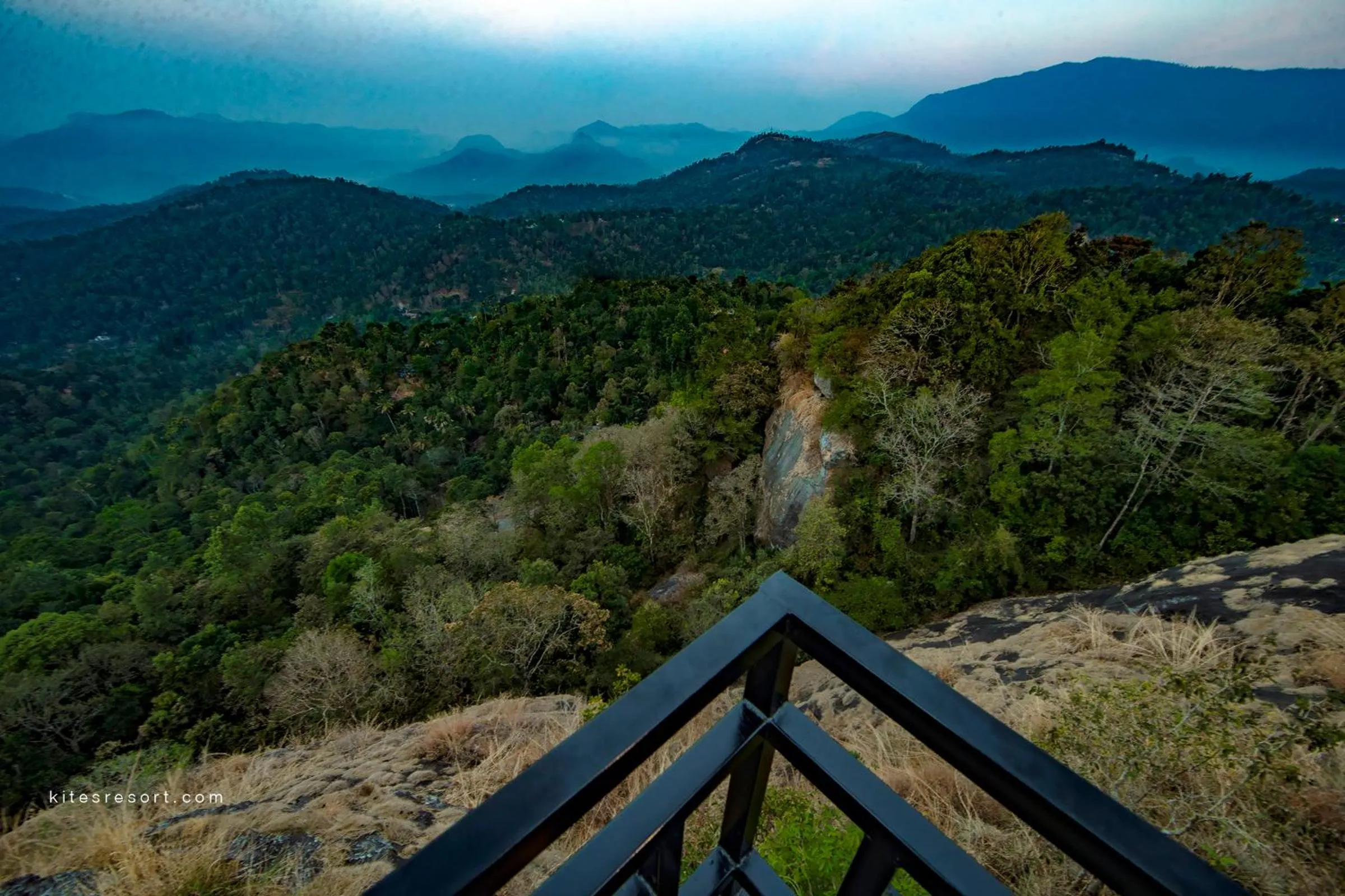 Natural landscape in Haze and Kites Resort Munnar