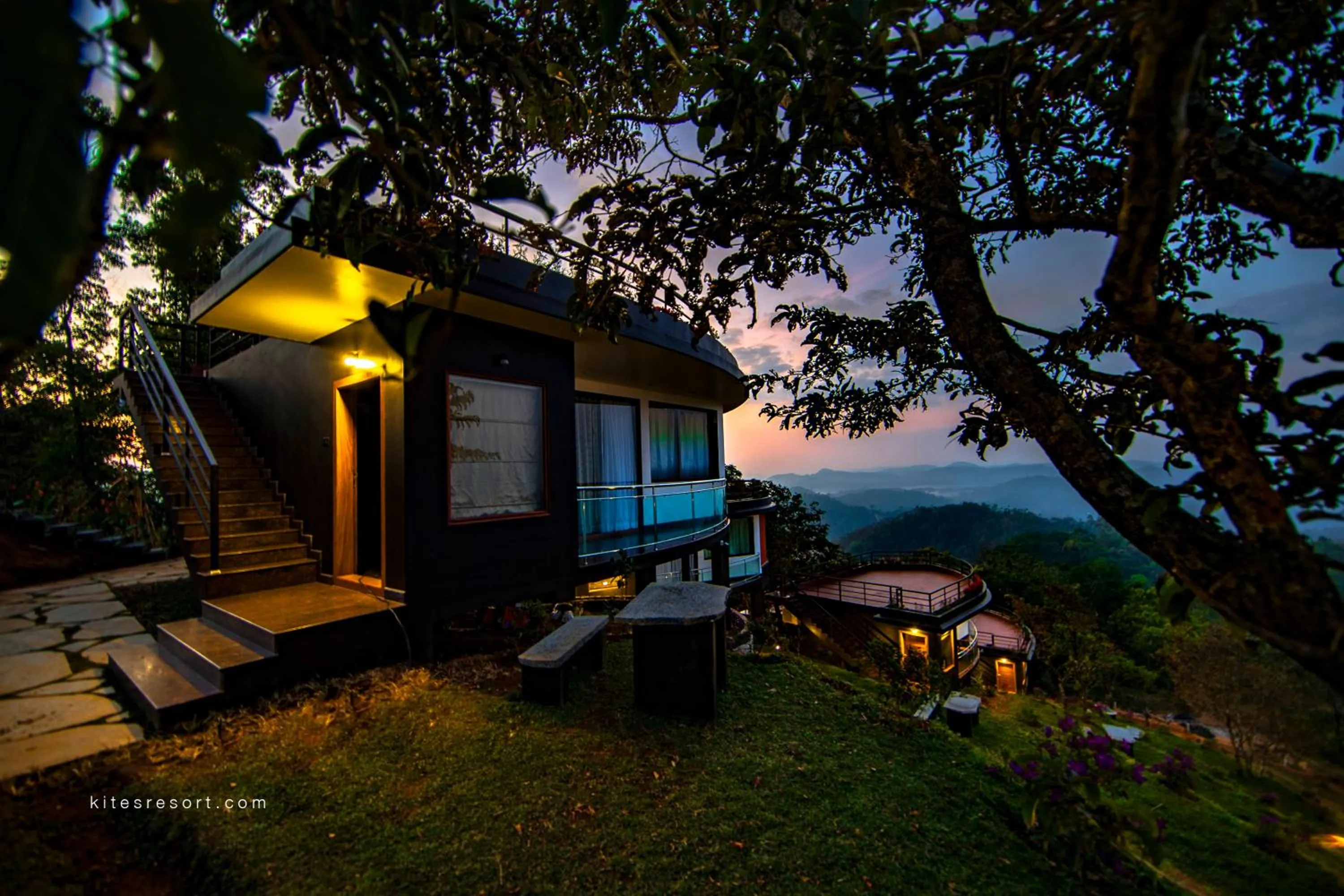Patio in Haze and Kites Resort Munnar