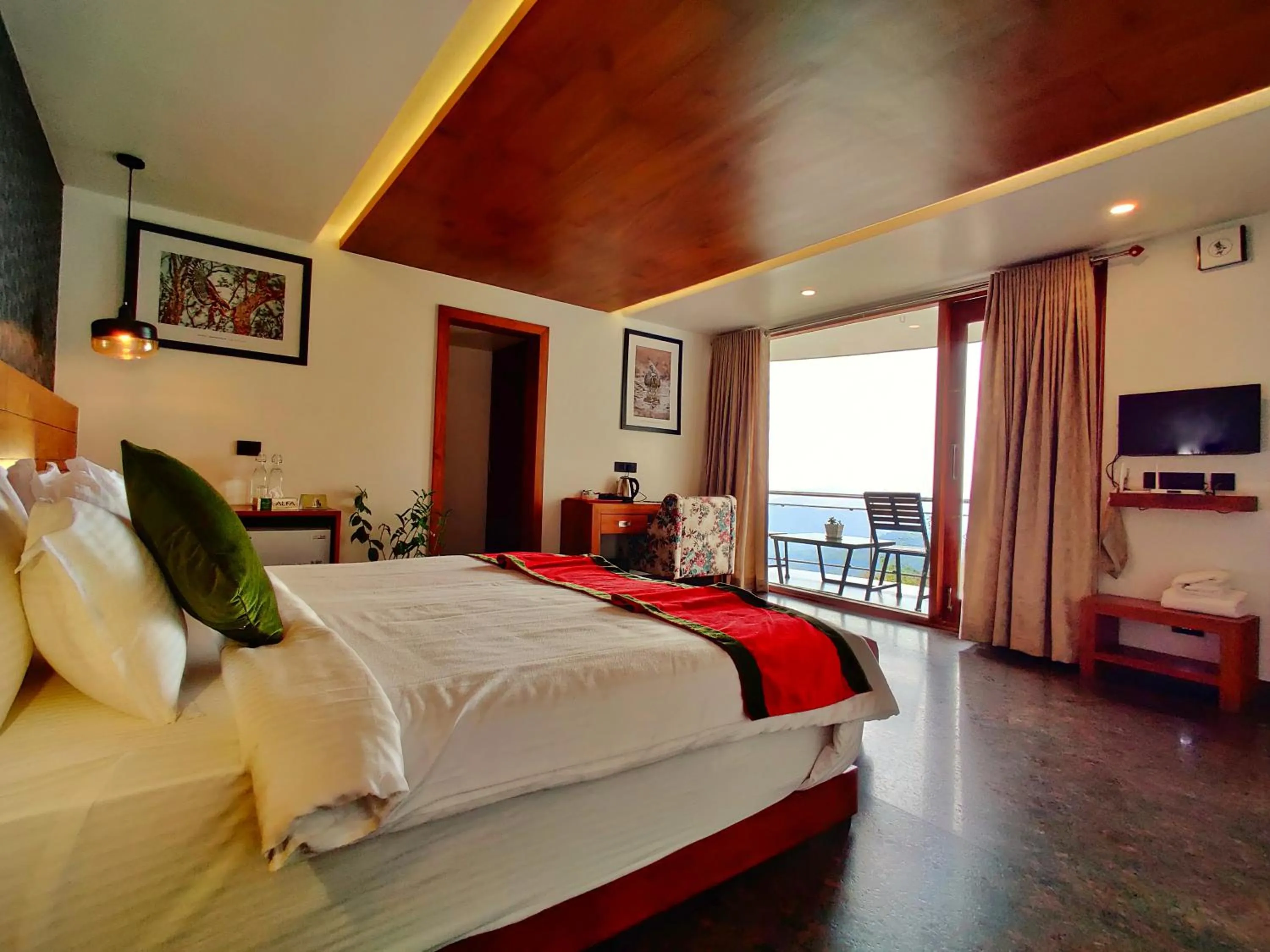 Photo of the whole room, Bed in Haze and Kites Resort Munnar