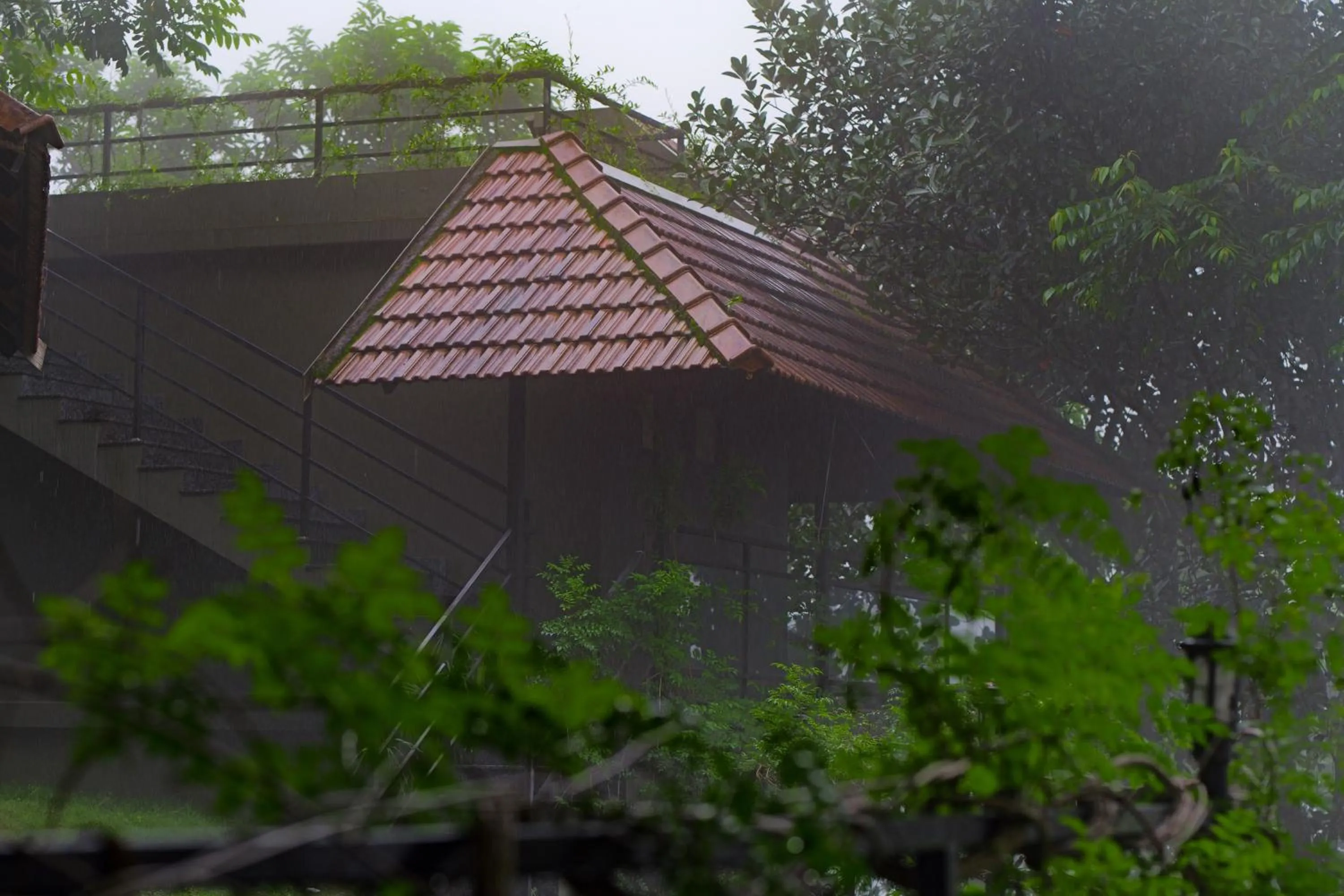 Balcony/Terrace in Haze and Kites Resort Munnar