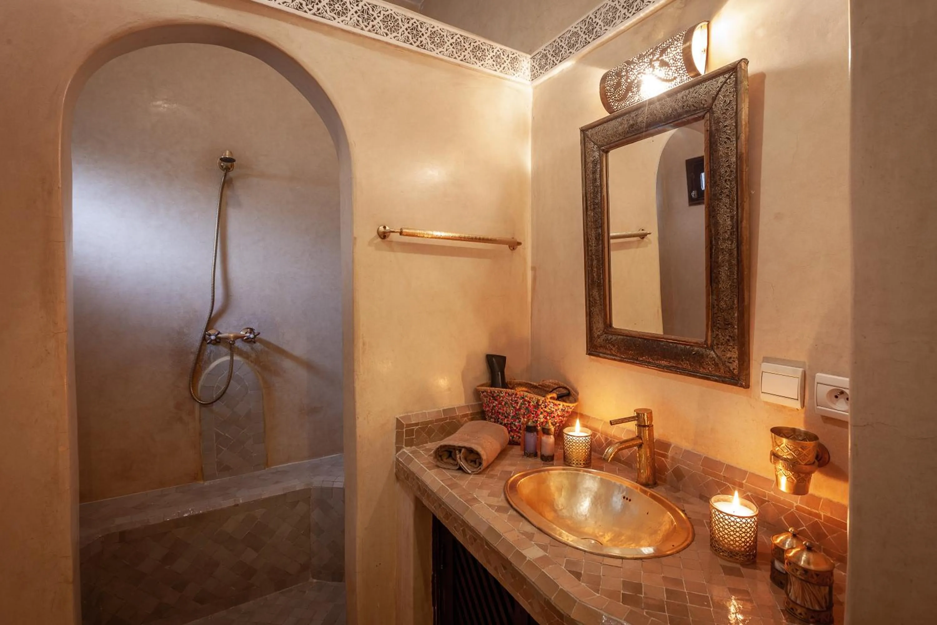 Shower in Riad Kech Soul Boutique & Spa