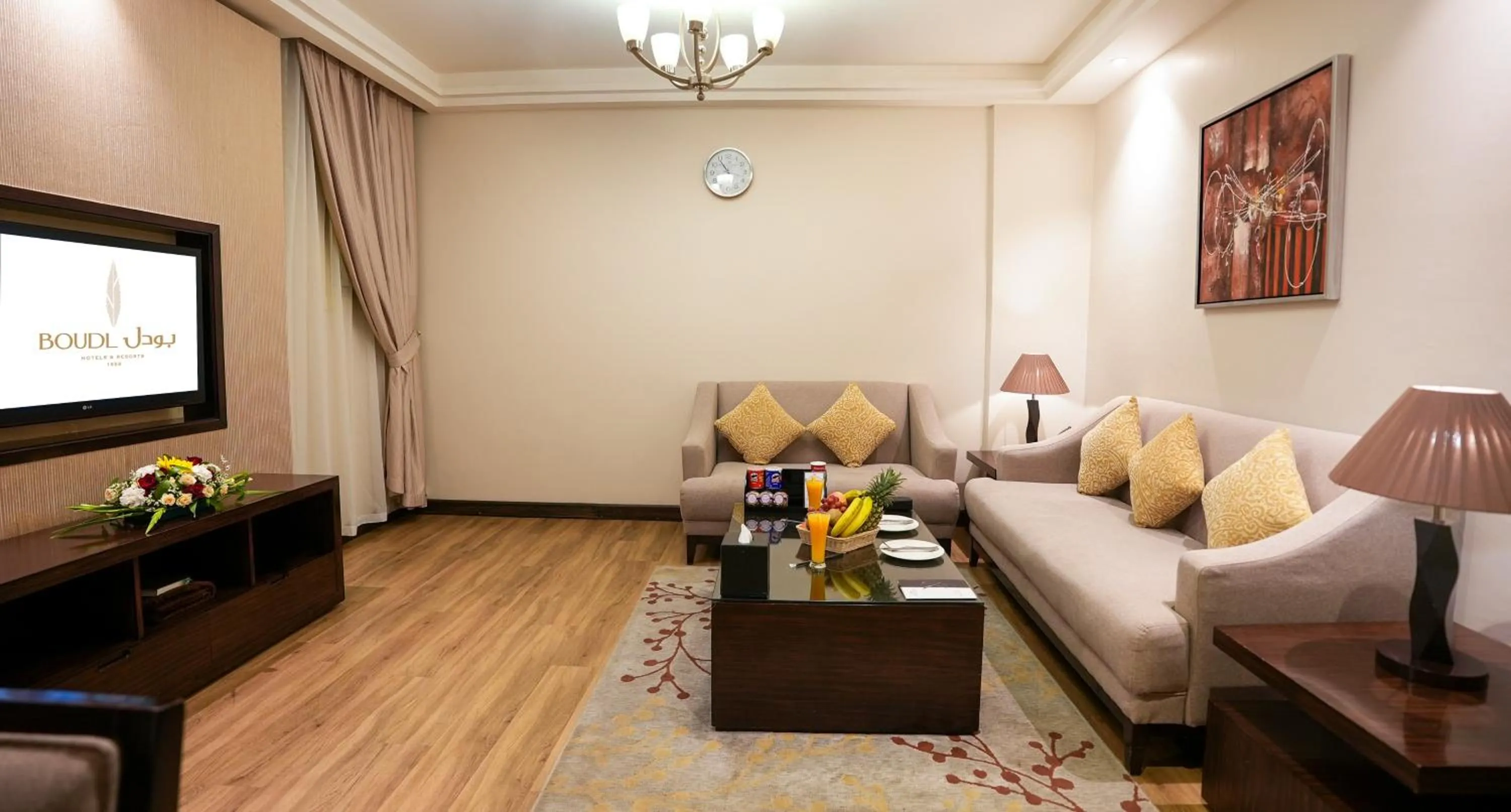 Seating area in Boudl Al Majmaa