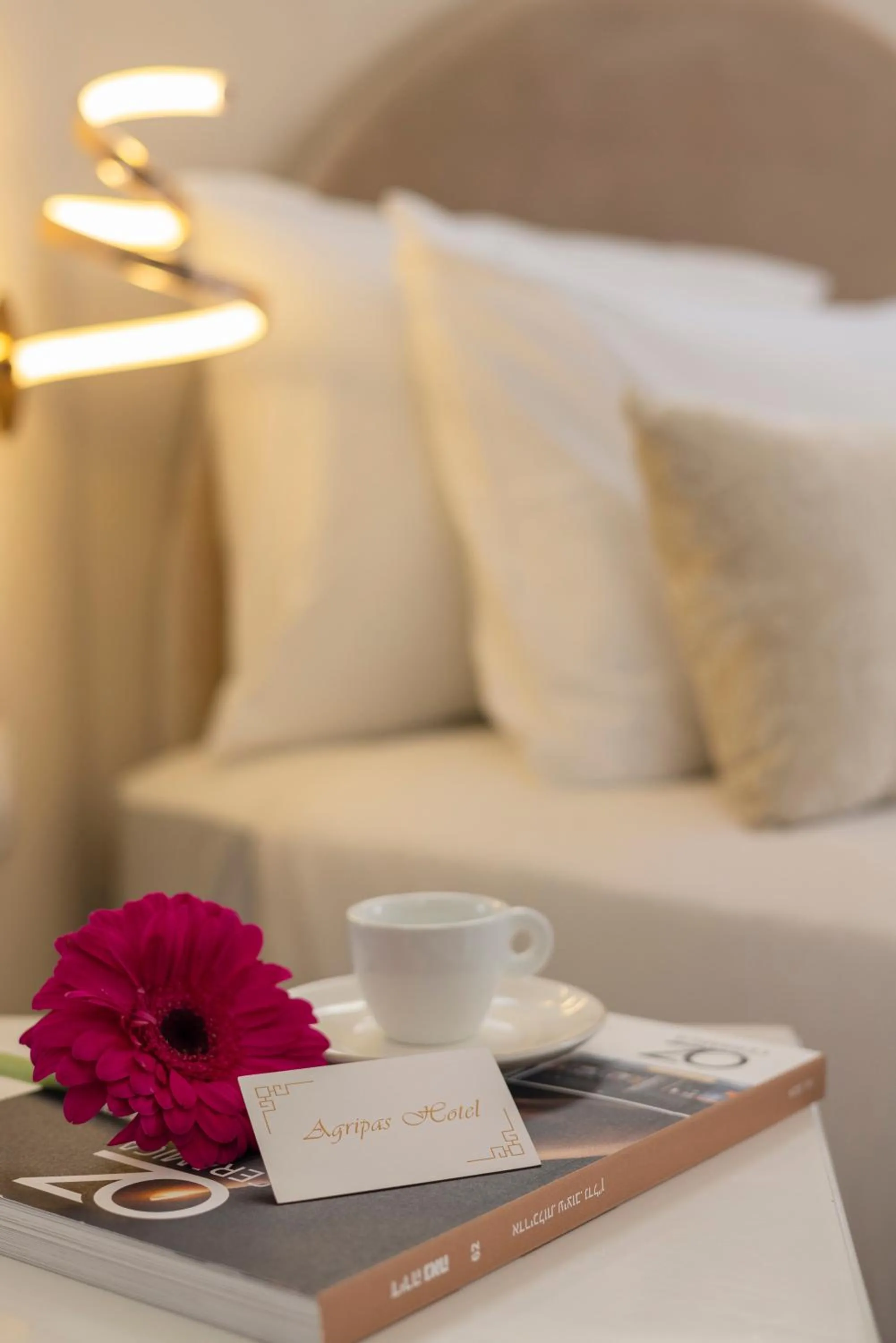 Decorative detail, Bed in Agripas Boutique Hotel