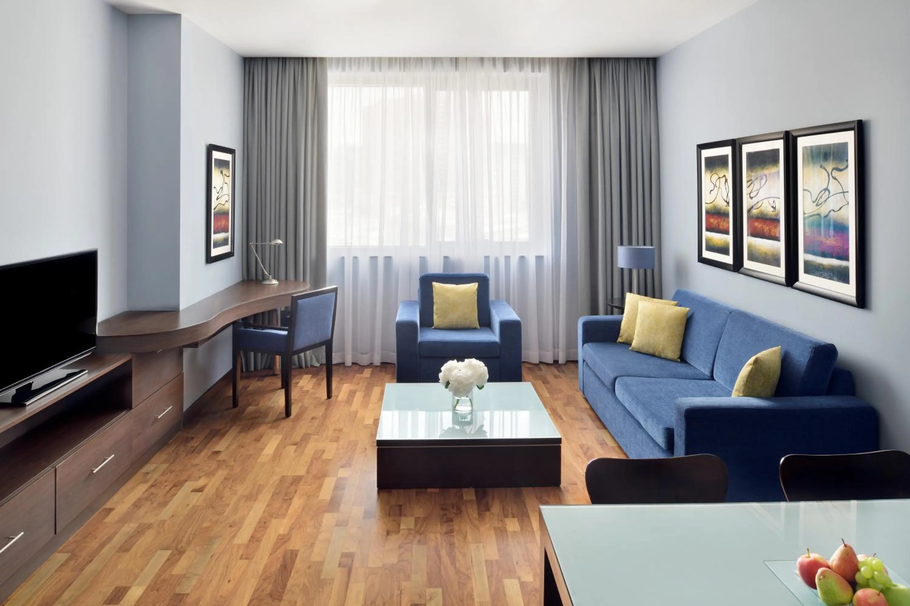 TV and multimedia in Mövenpick Hotel Apartments Al Mamzar Dubai