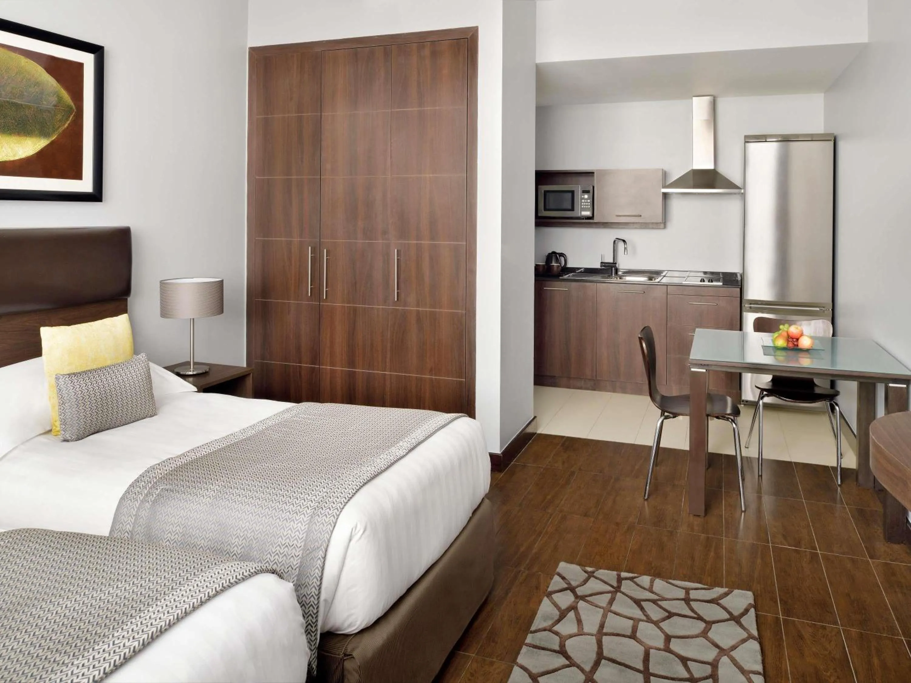 Bedroom, Bed in Mövenpick Hotel Apartments Al Mamzar Dubai