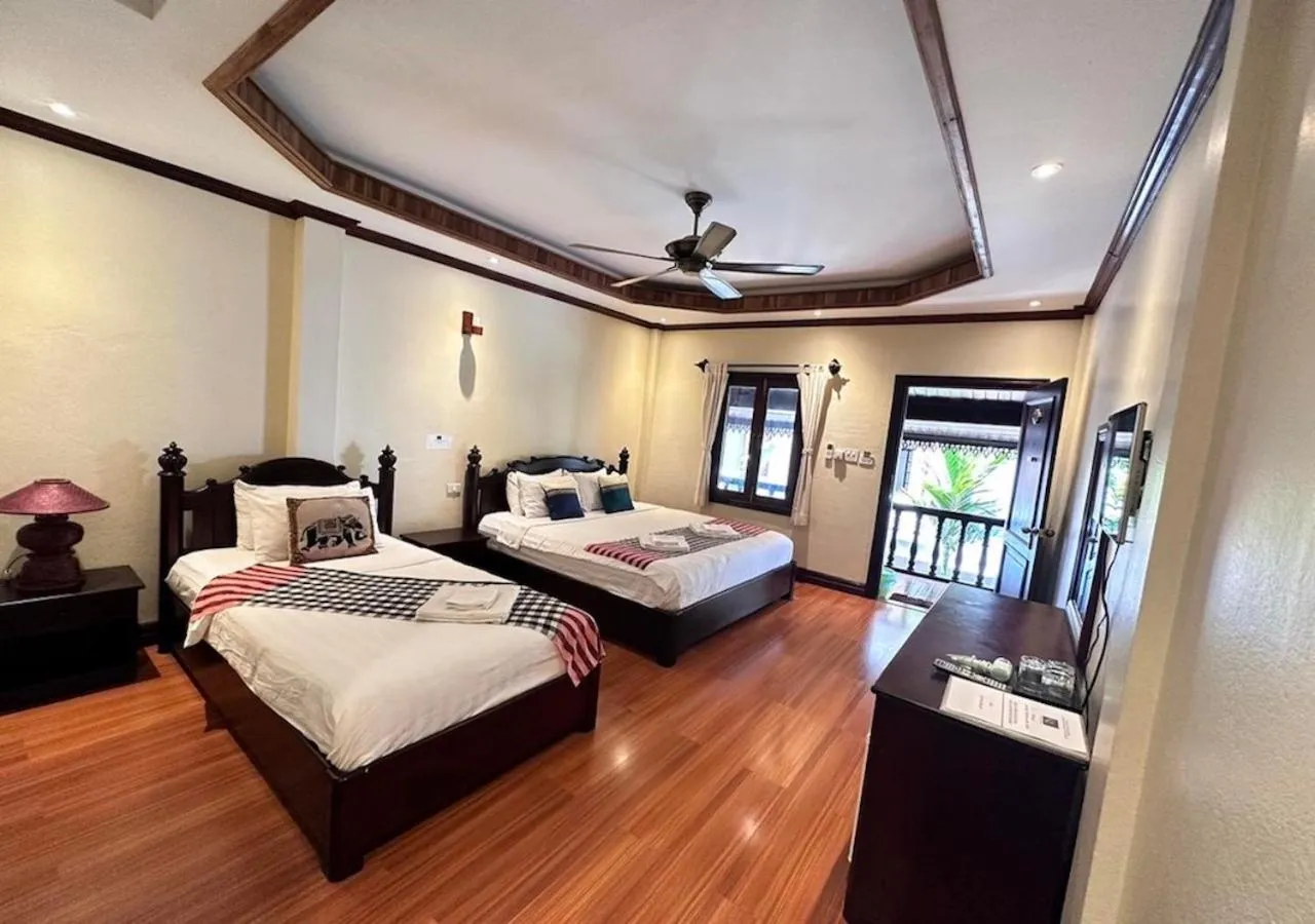 Bed in Y Not Lao Villa