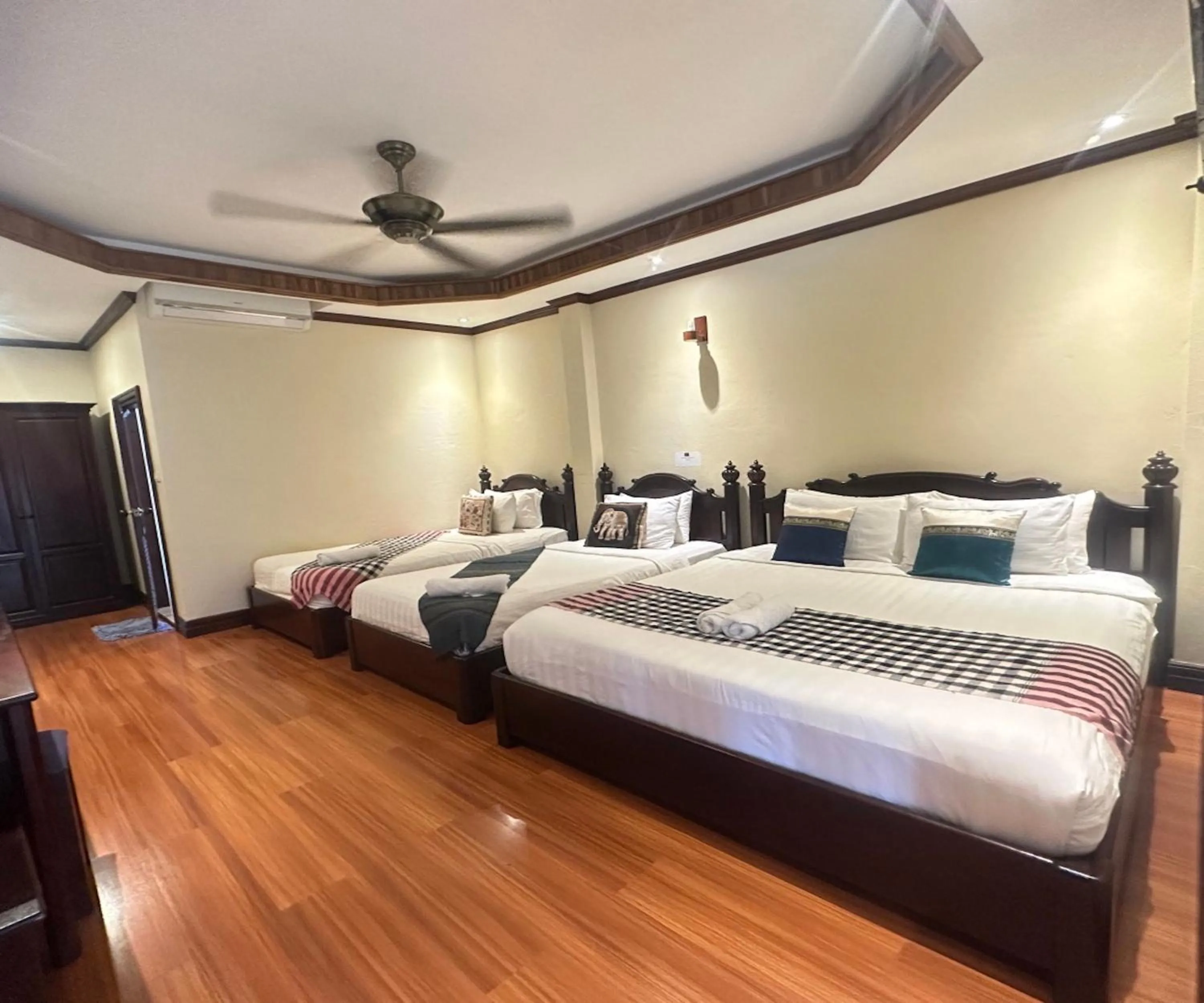 Bed in Y Not Lao Villa