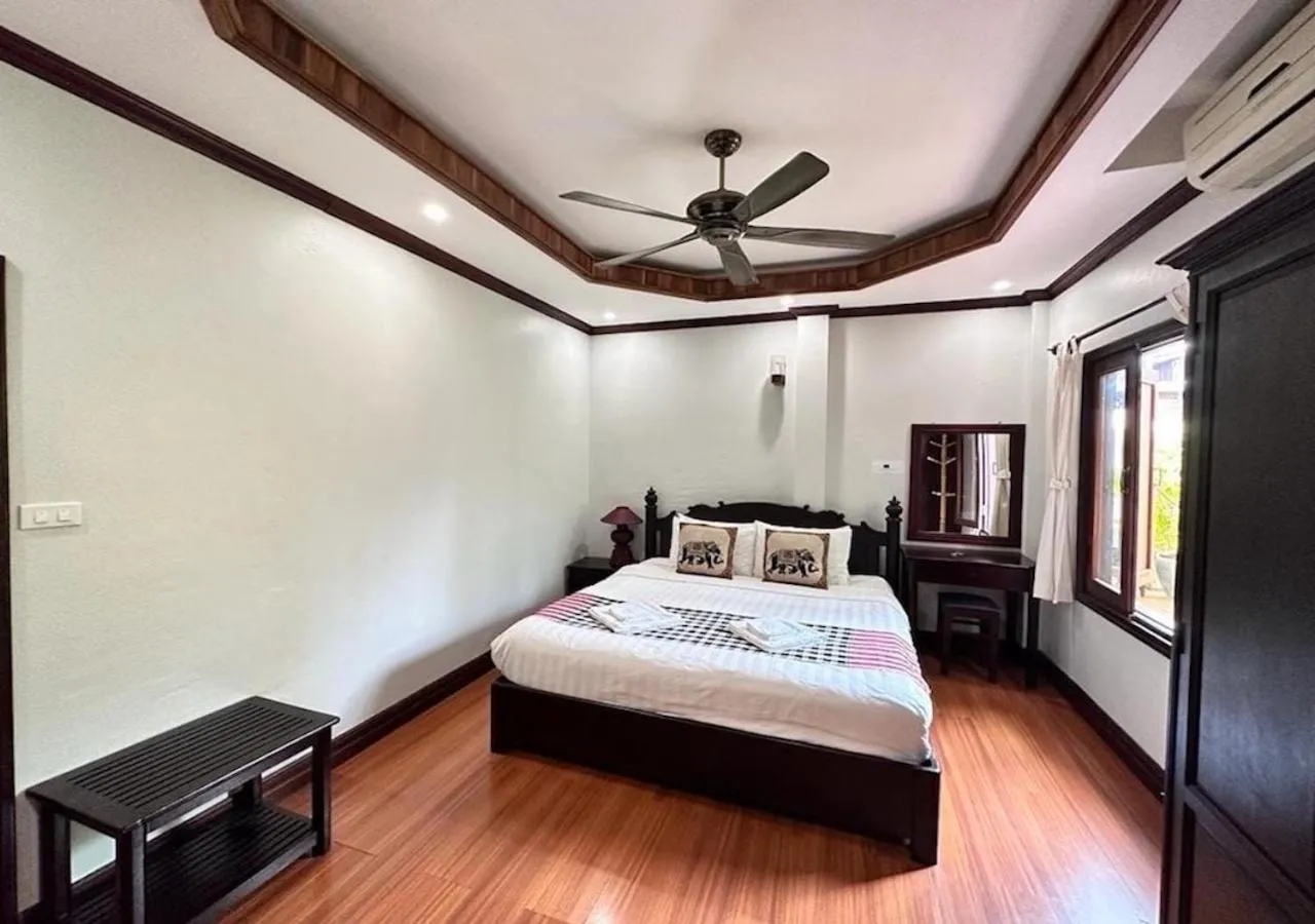 Bed in Y Not Lao Villa