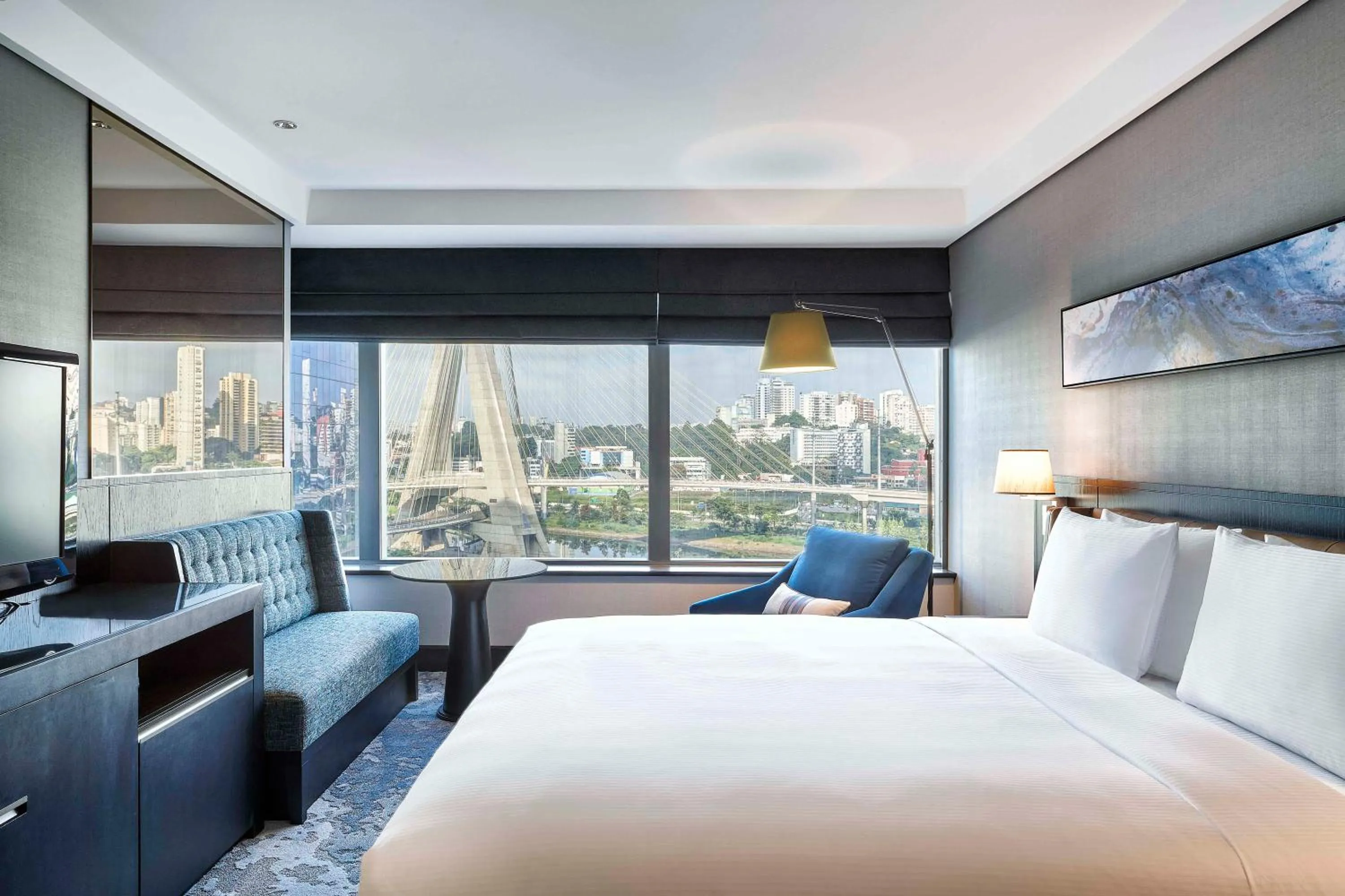 Bedroom, Bed in Hilton Sao Paulo Morumbi