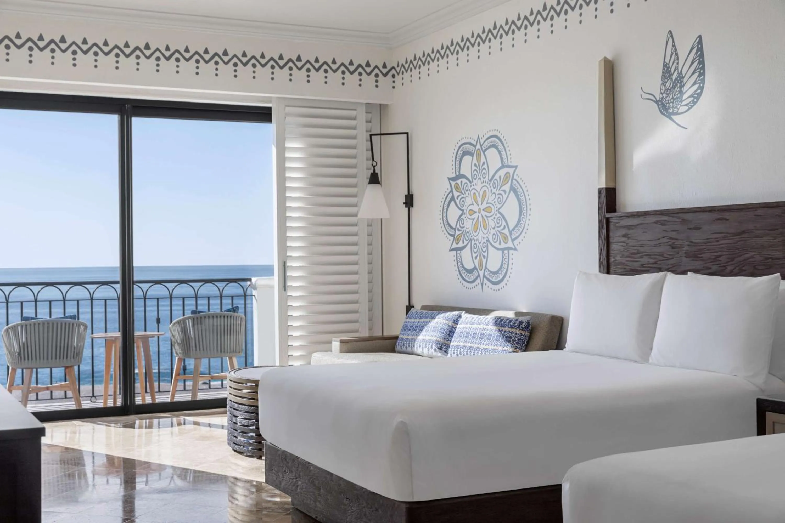 Bed in Hilton Los Cabos