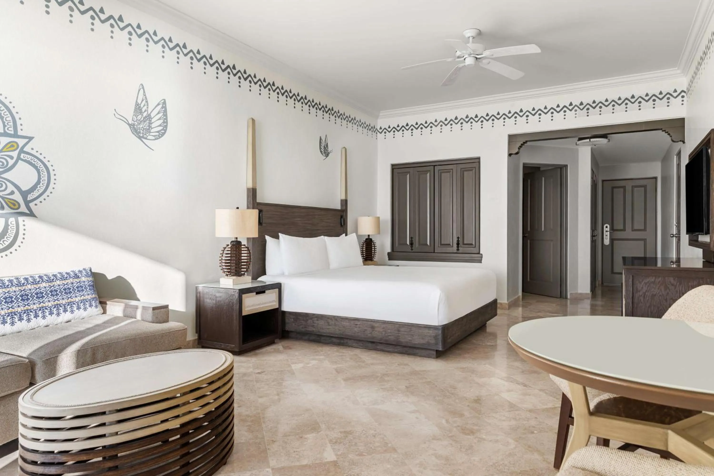 Bed in Hilton Los Cabos