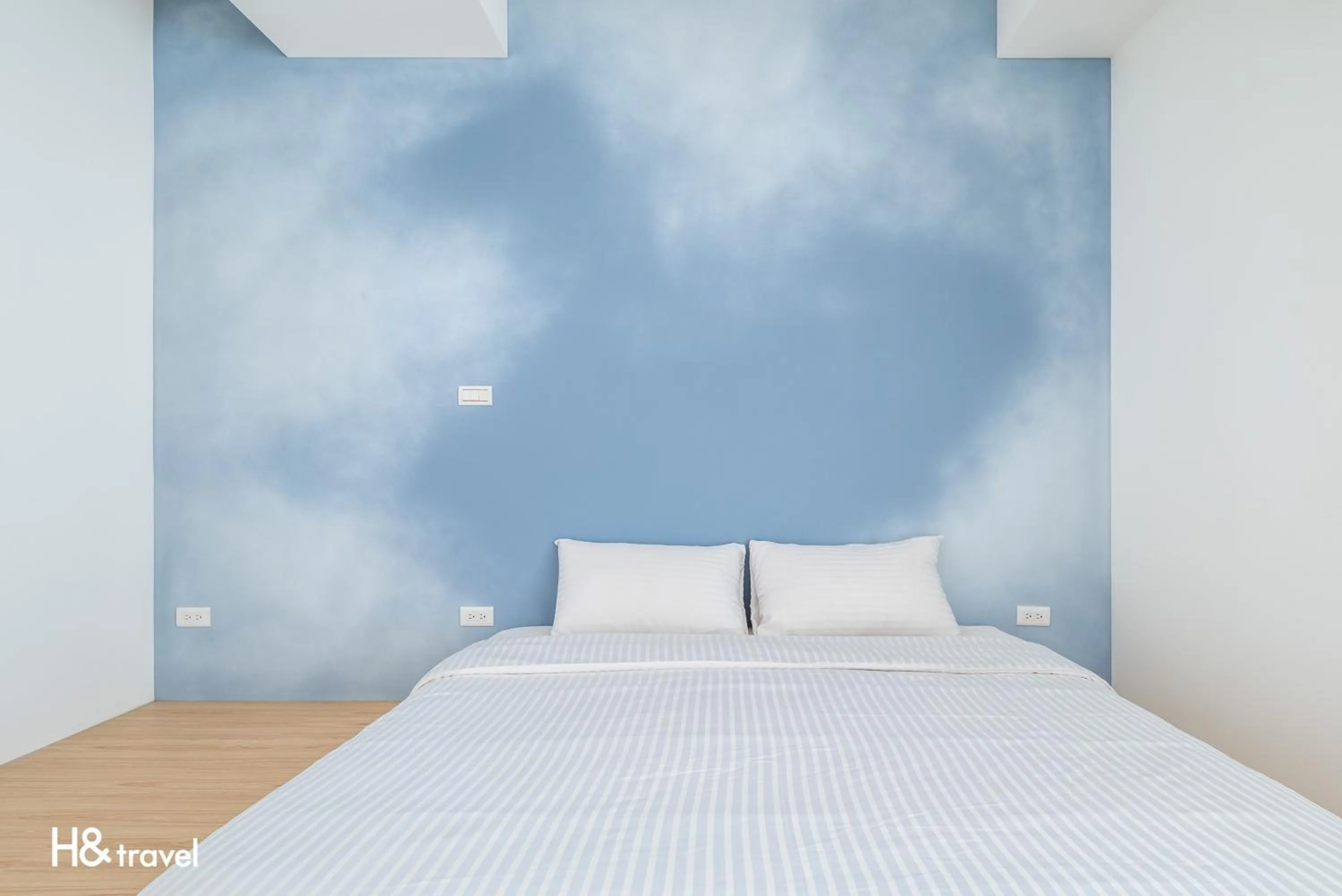 Decorative detail, Bed in Taitung Spring Homestay B&B