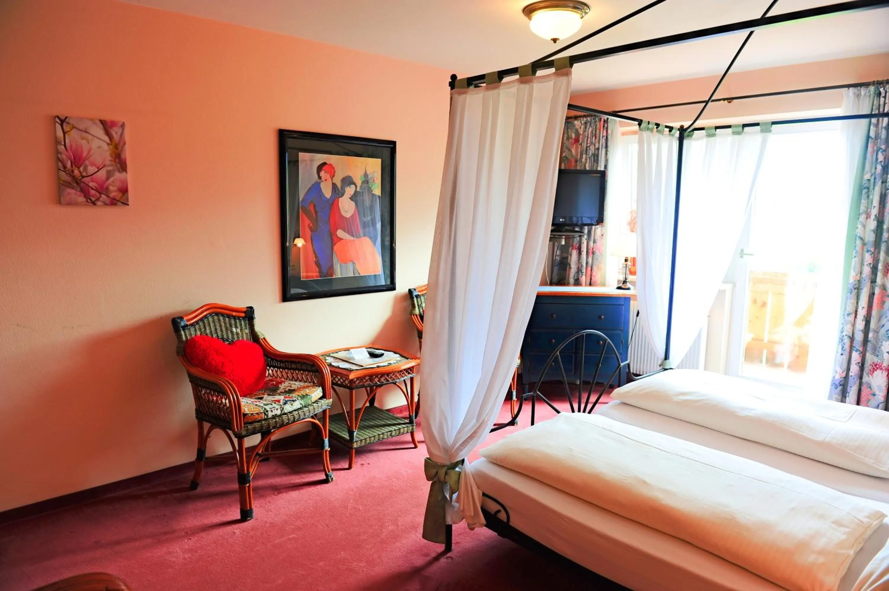 Decorative detail, Bed in Hotel Kienberger Hof