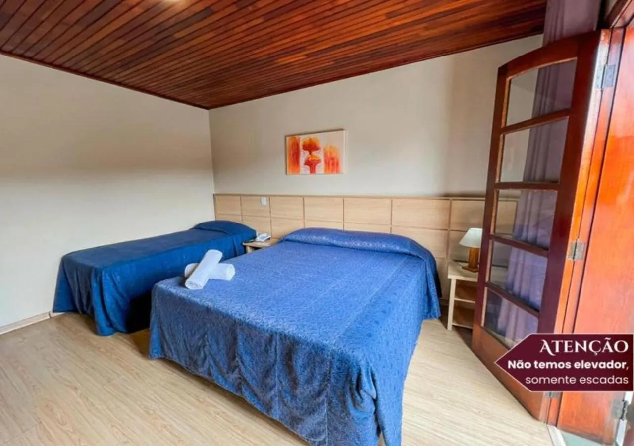 Bedroom, Bed in Hotel Euro Suíte Campos do Jordão By Nacional Inn - A 800 metros da Vila Capivari