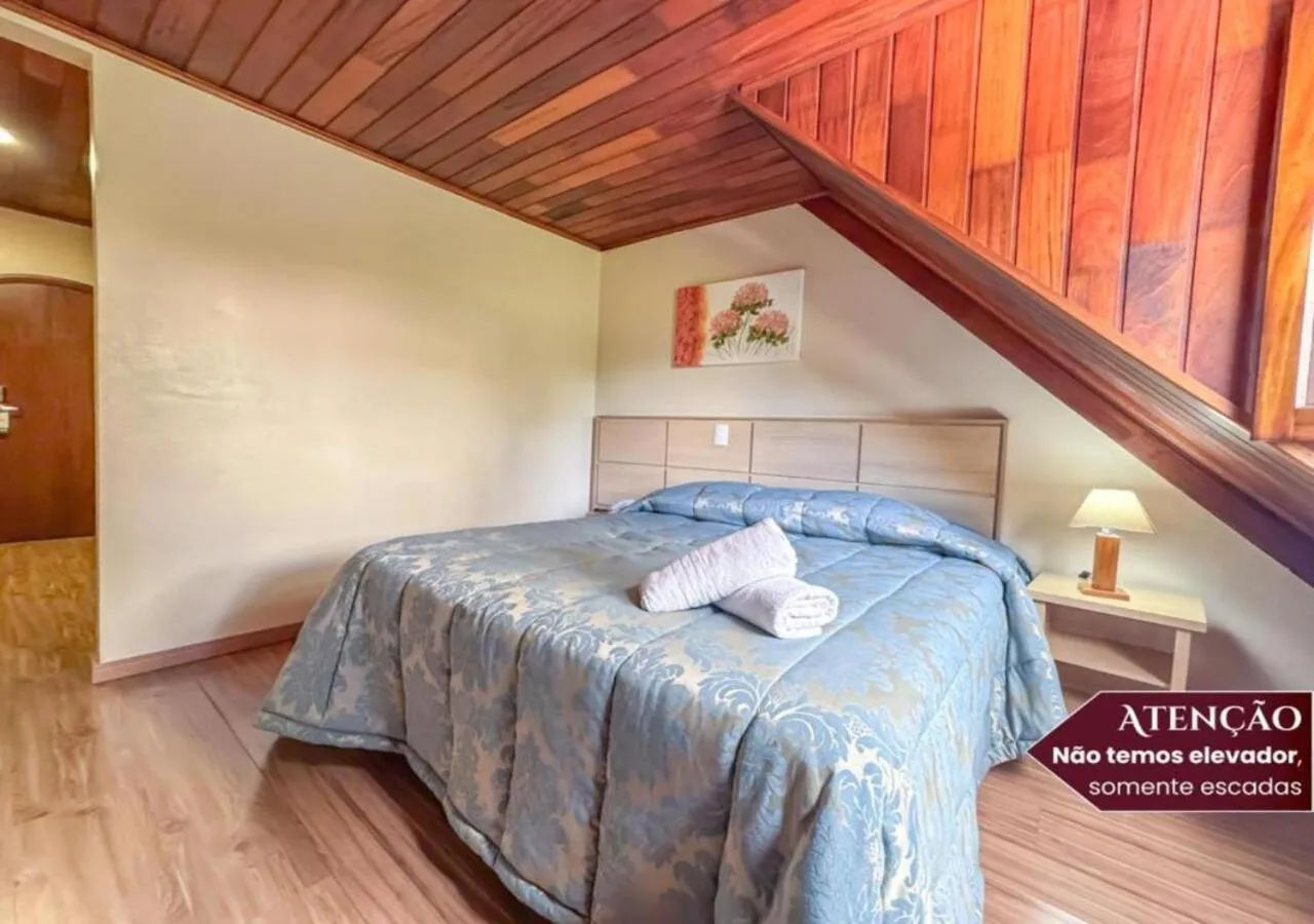 Bedroom, Bed in Hotel Euro Suíte Campos do Jordão By Nacional Inn - A 800 metros da Vila Capivari