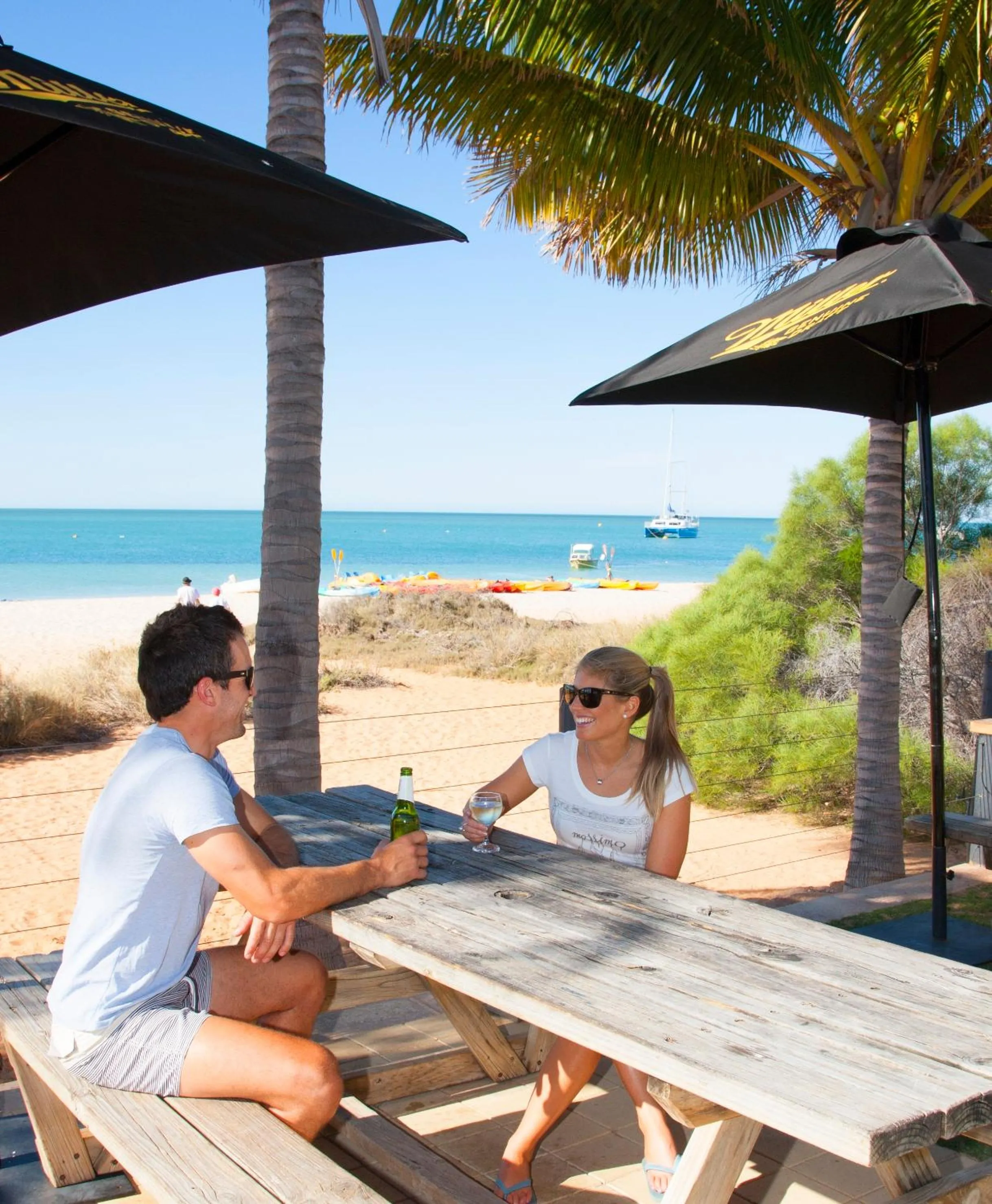 People in RAC Monkey Mia Dolphin Resort