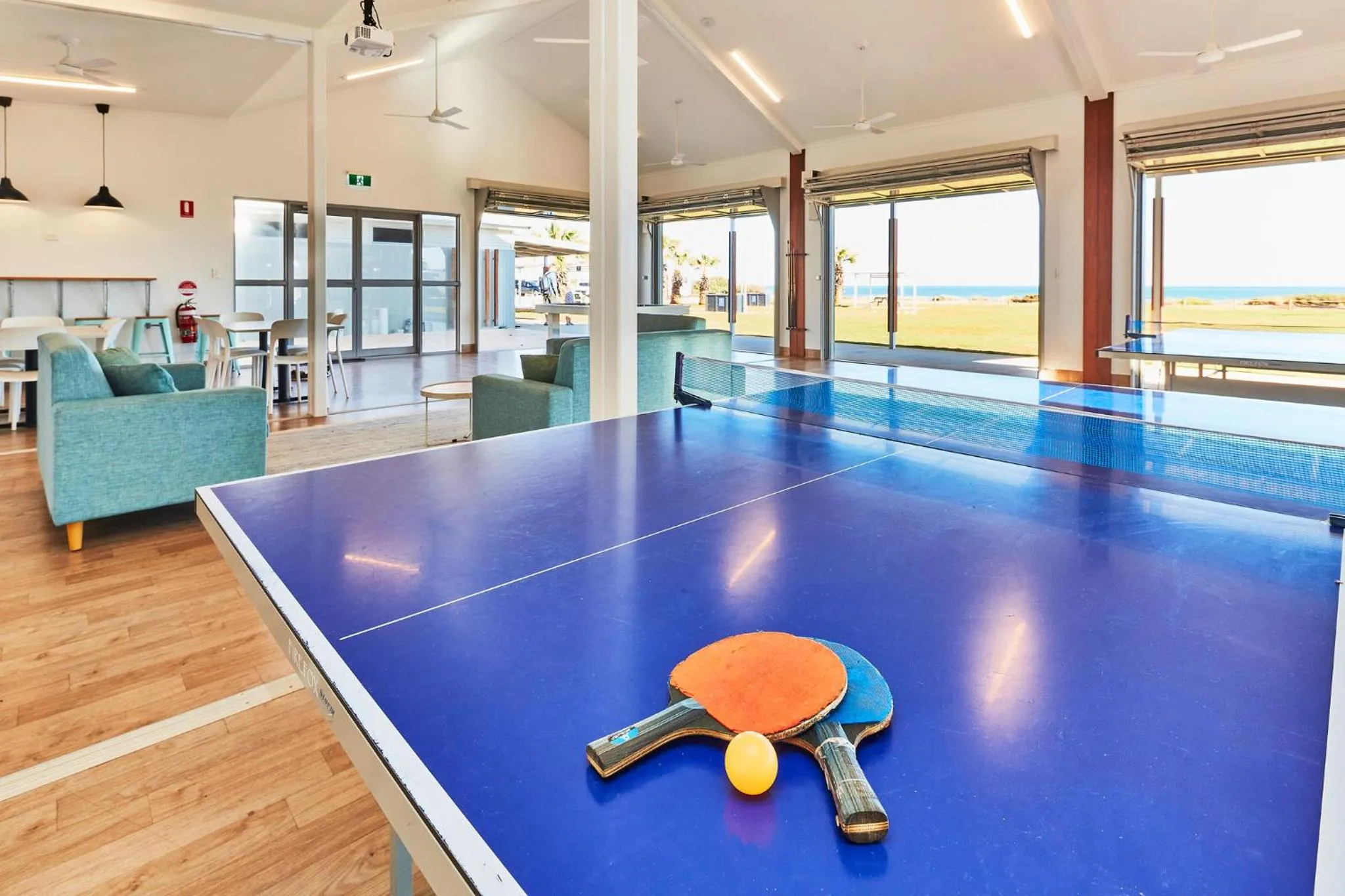 Table tennis in RAC Monkey Mia Dolphin Resort