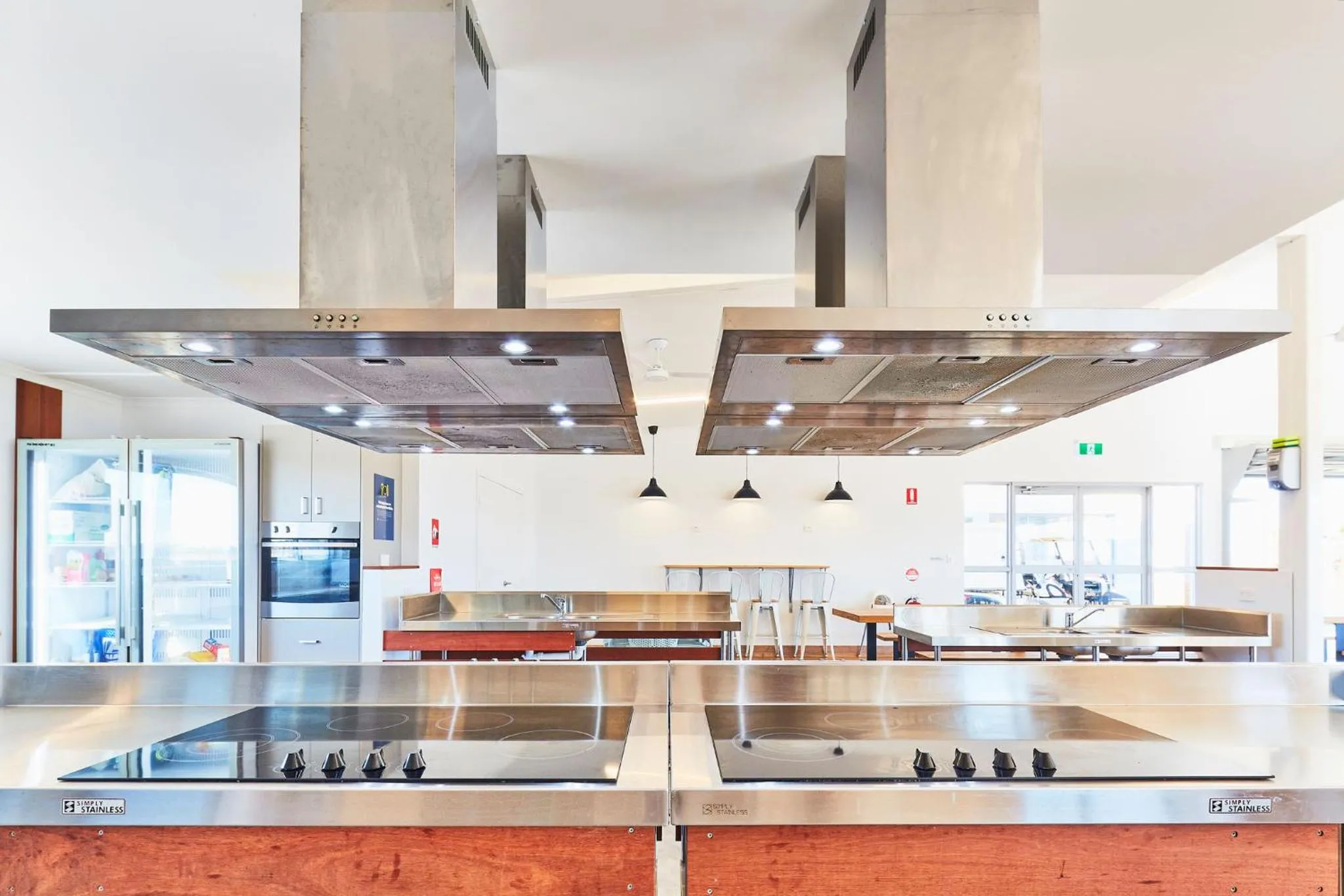 Communal kitchen in RAC Monkey Mia Dolphin Resort