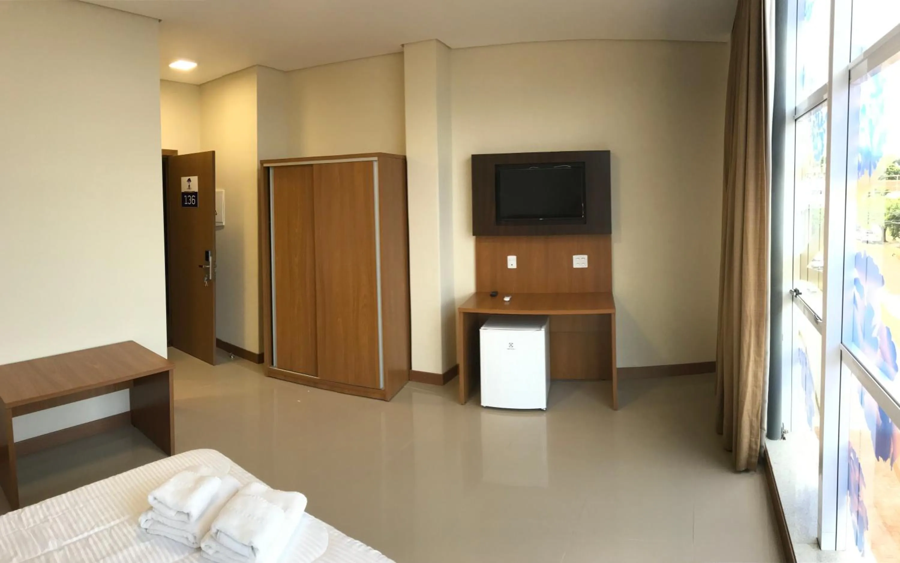 Bed in Ipê Palace Hotel