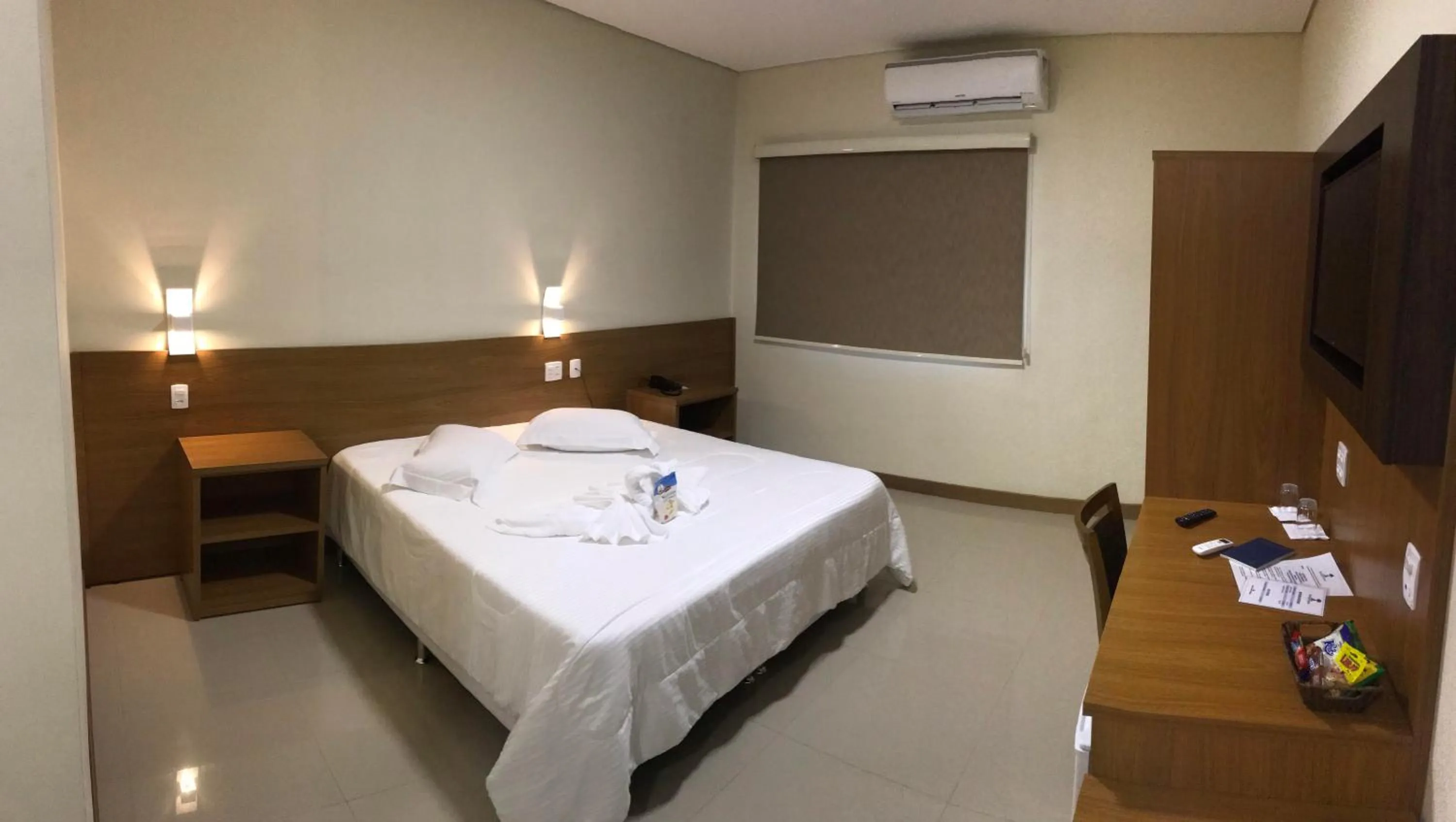 Bed in Ipê Palace Hotel