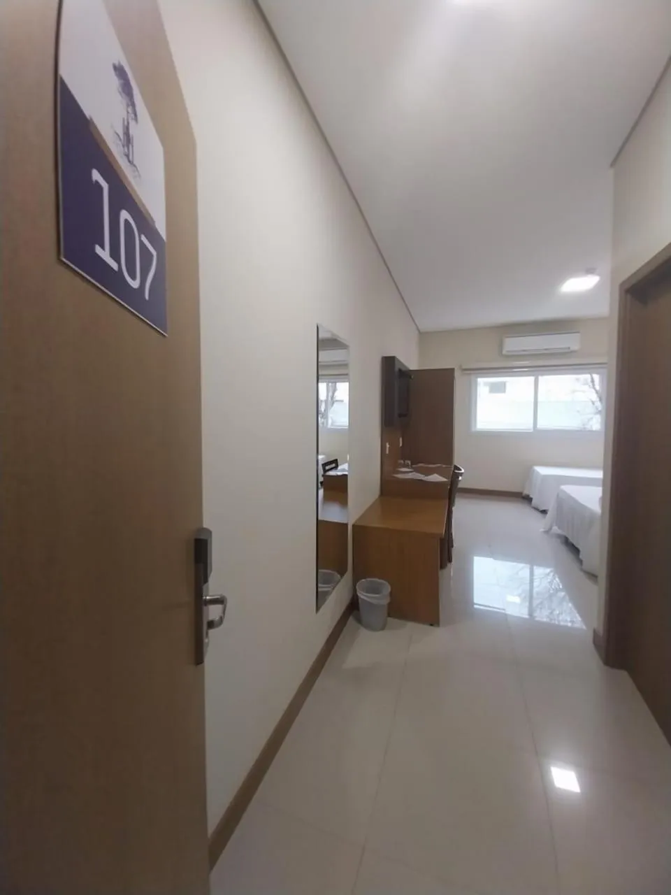 Bed in Ipê Palace Hotel