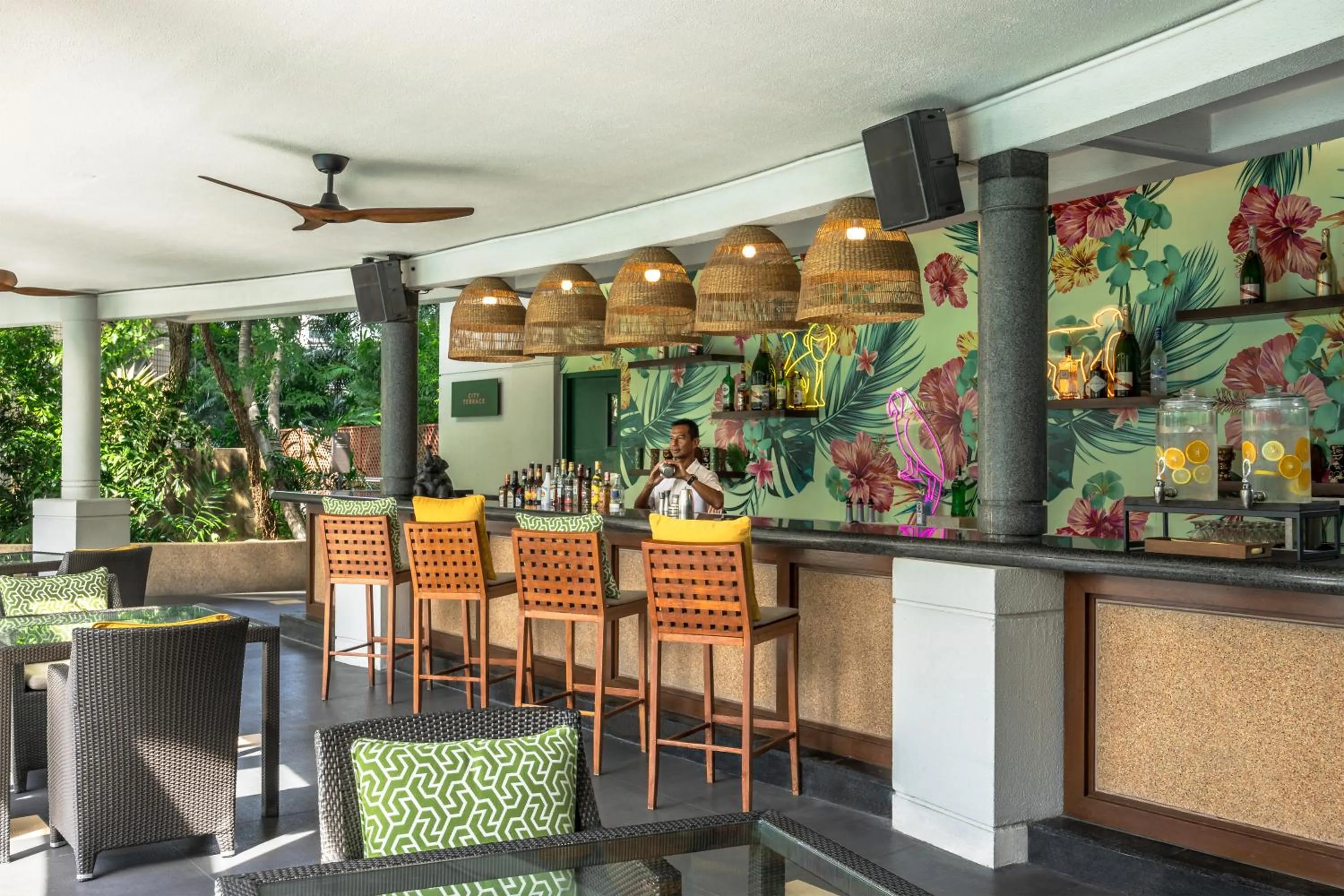 Swimming pool in Conrad Bangkok Residences