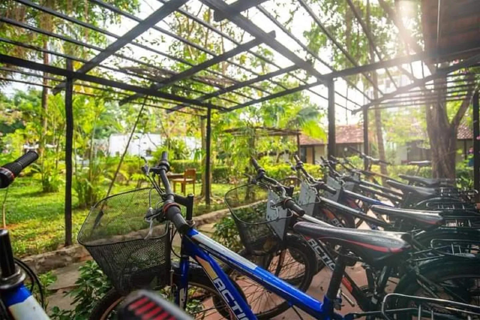 Property building in An Nhien Retreat Phu Quoc with Yoga Daily & Beach access