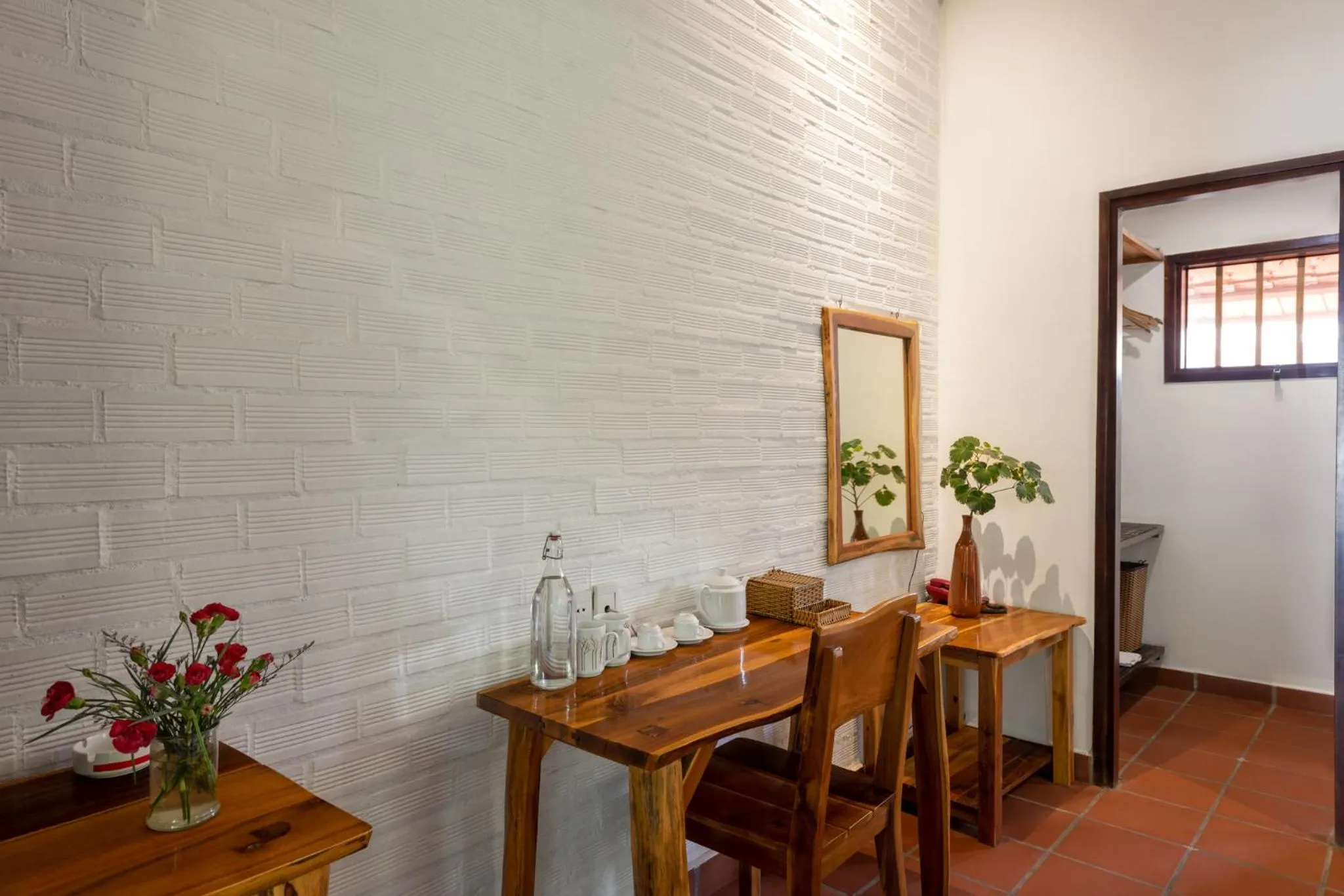 Bedroom in An Nhien Retreat Phu Quoc with Yoga Daily & Beach access