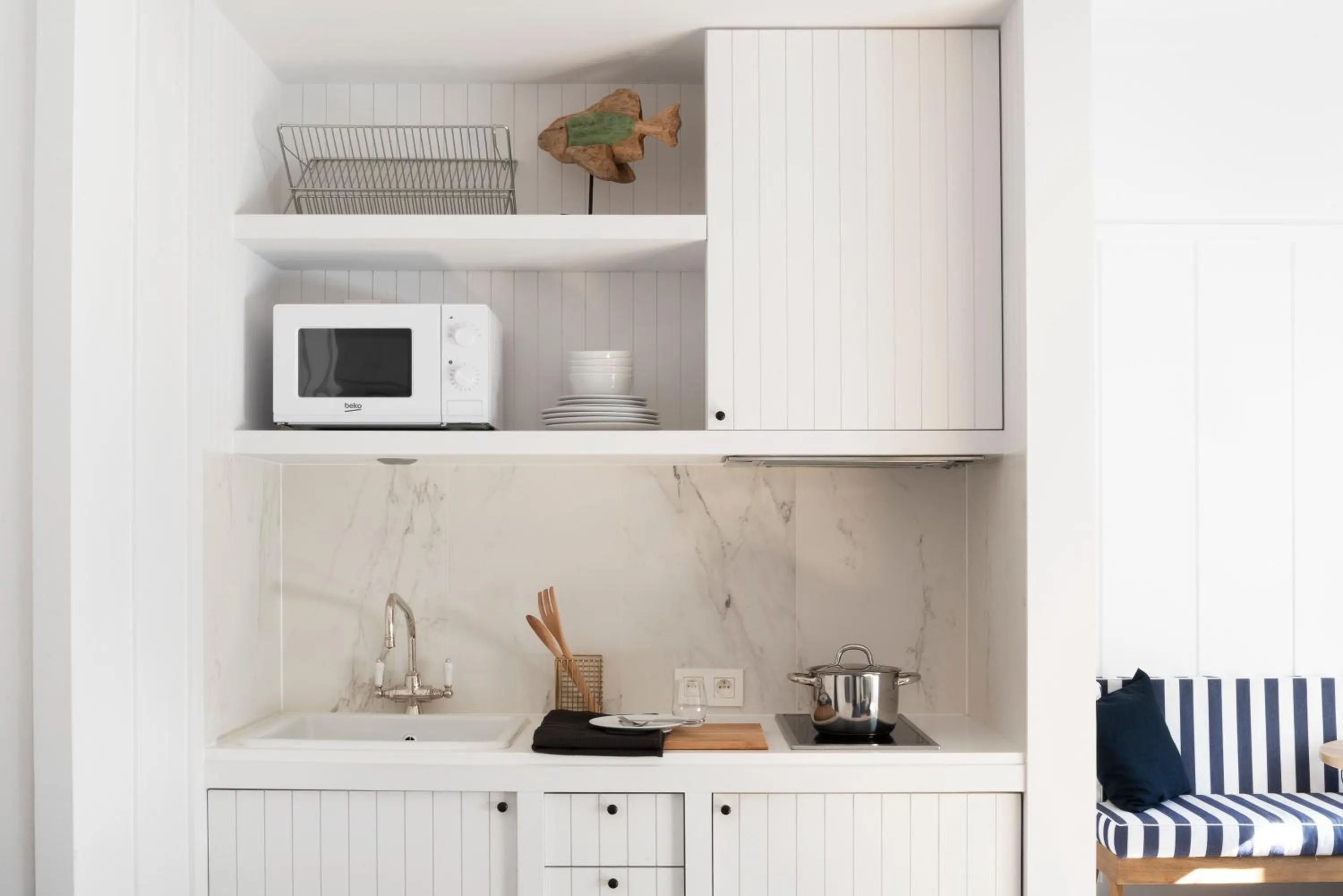 Kitchen or kitchenette in Getaway Oostende