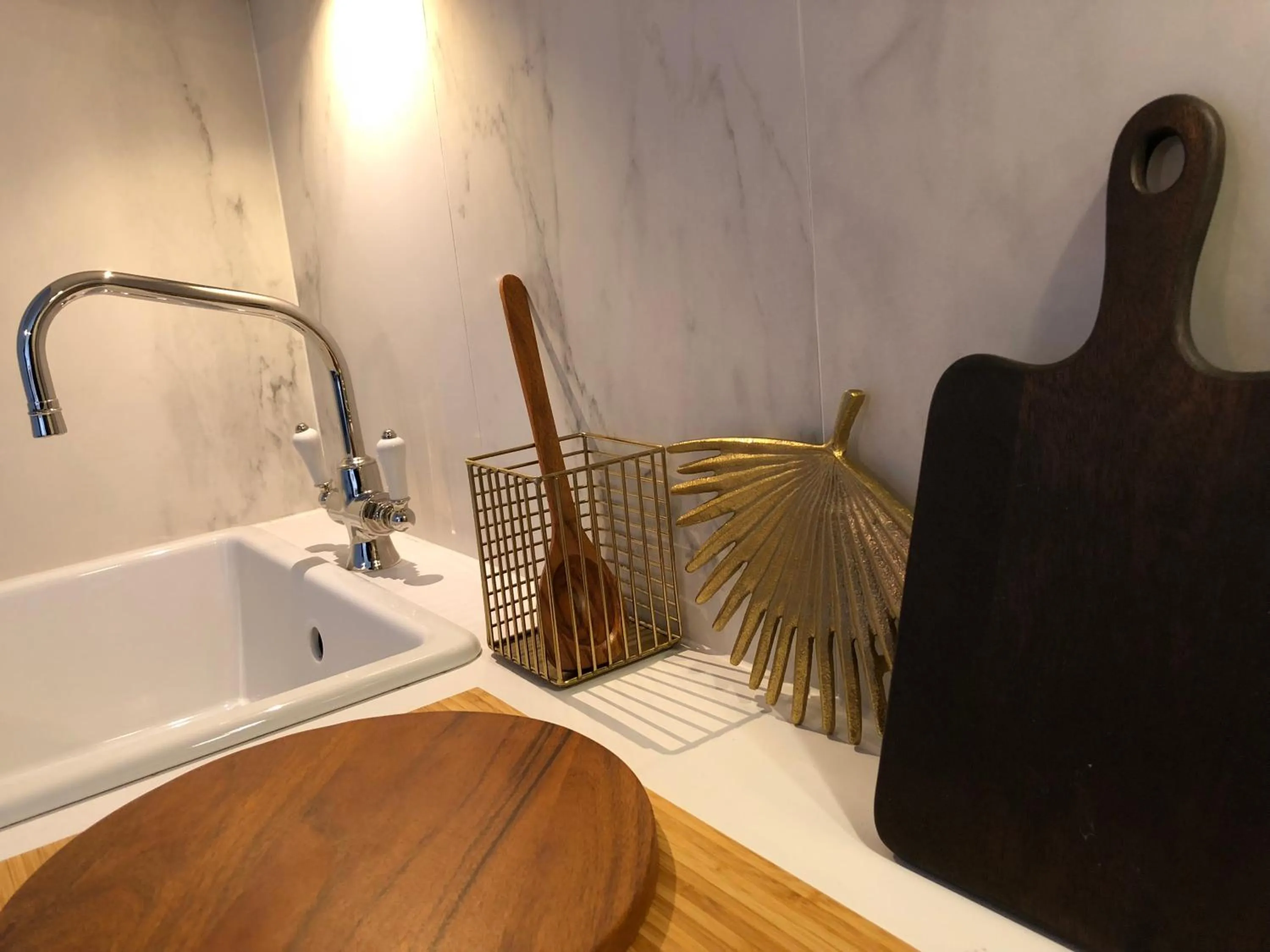 Kitchen or kitchenette in Getaway Oostende