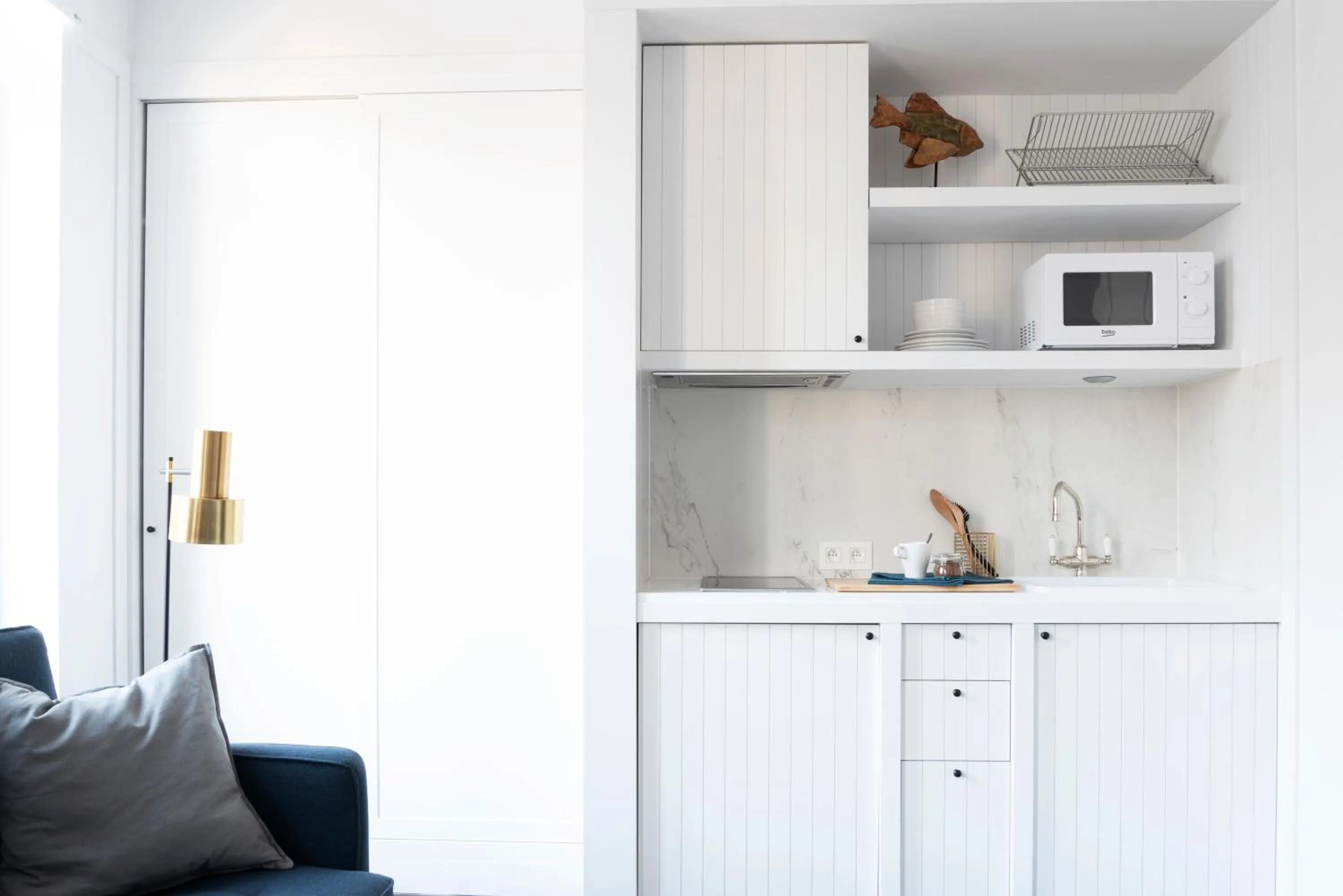 Kitchen or kitchenette in Getaway Oostende