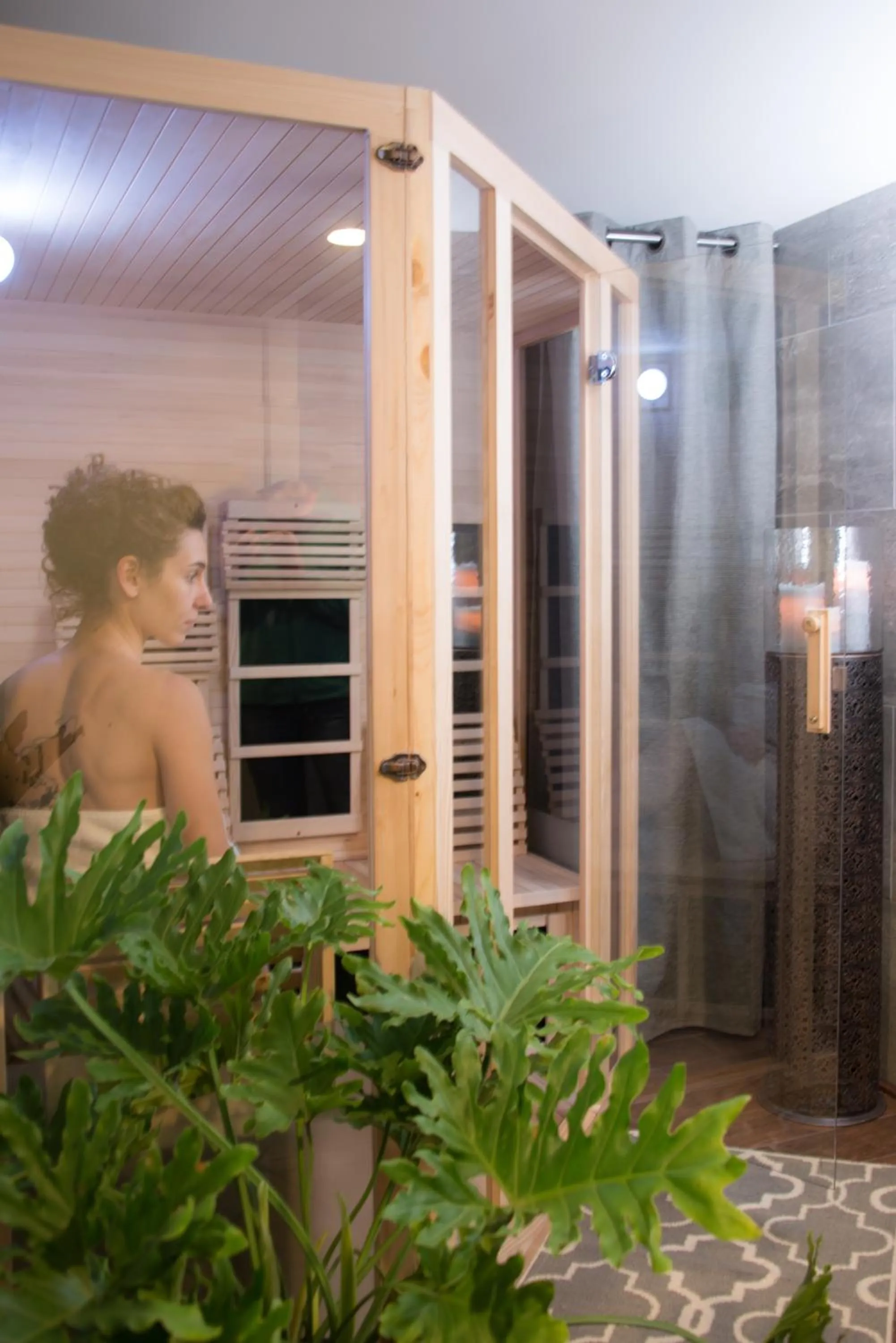 Sauna in Gothic Eves Inn and Spa Bed and Breakfast