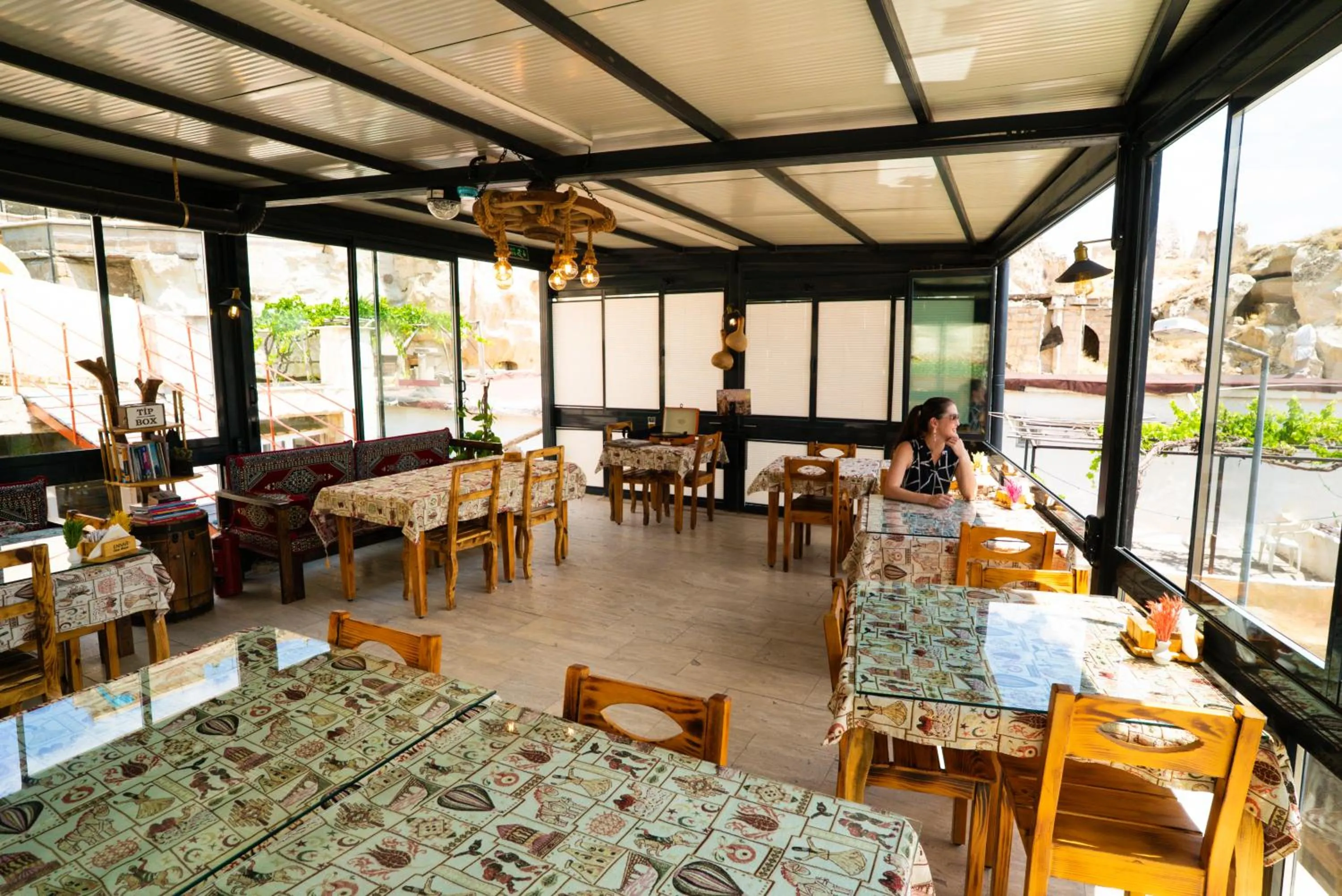 Restaurant/places to eat in Cappadocia Ennar Cave Swimming Pool Hot & SPA