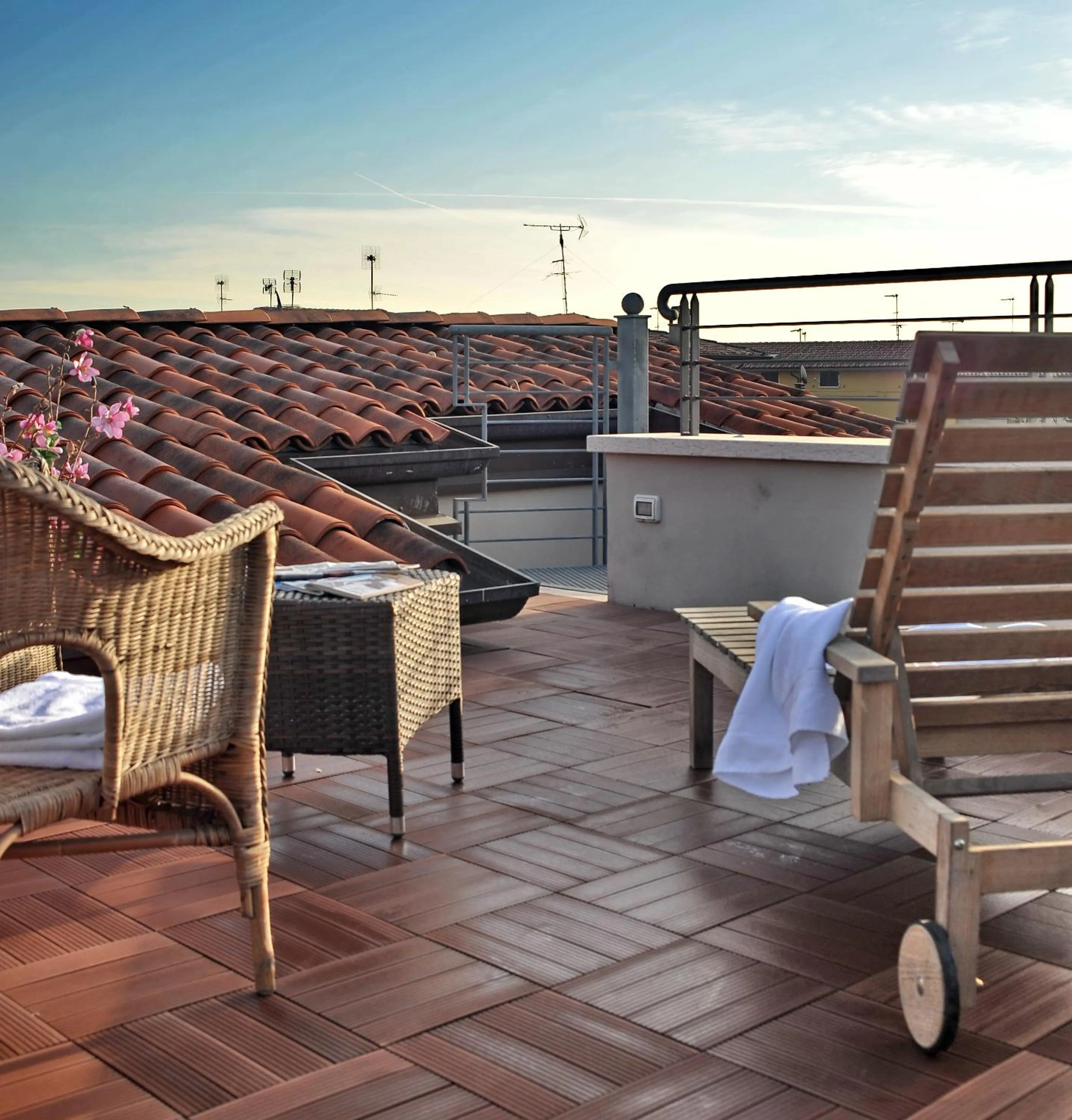 Balcony/Terrace in Bed & Breakfast Vieulif