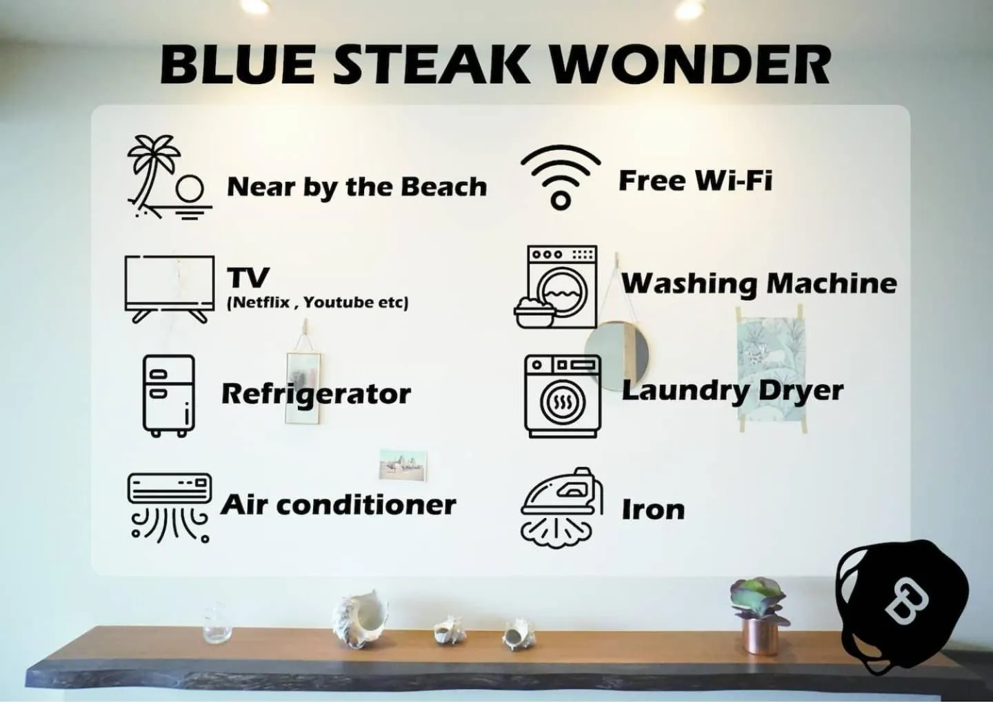 Photo of the whole room in Blue Steak Wonder Nagahama