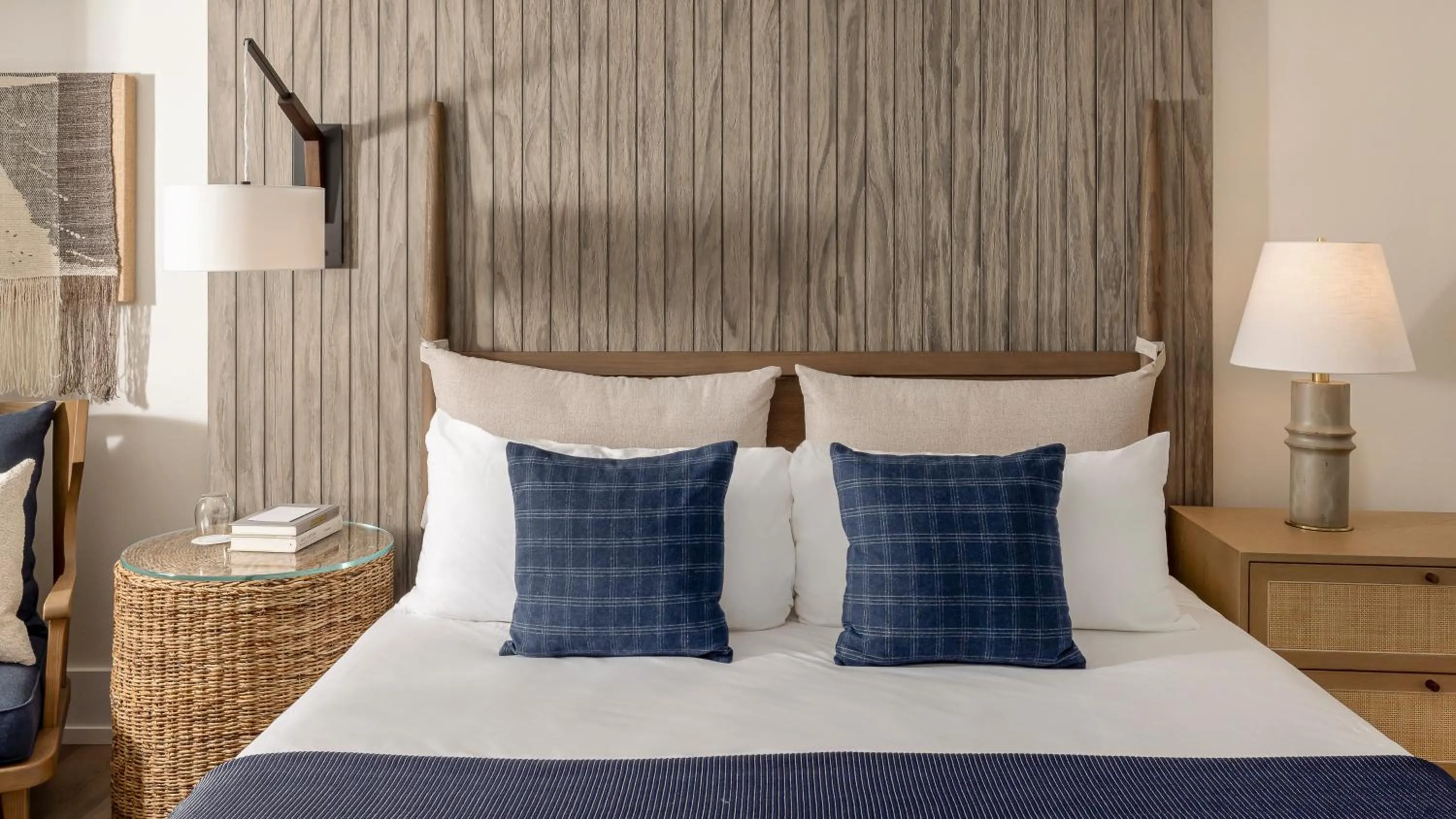 Bed in Newport Harbor Island Resort