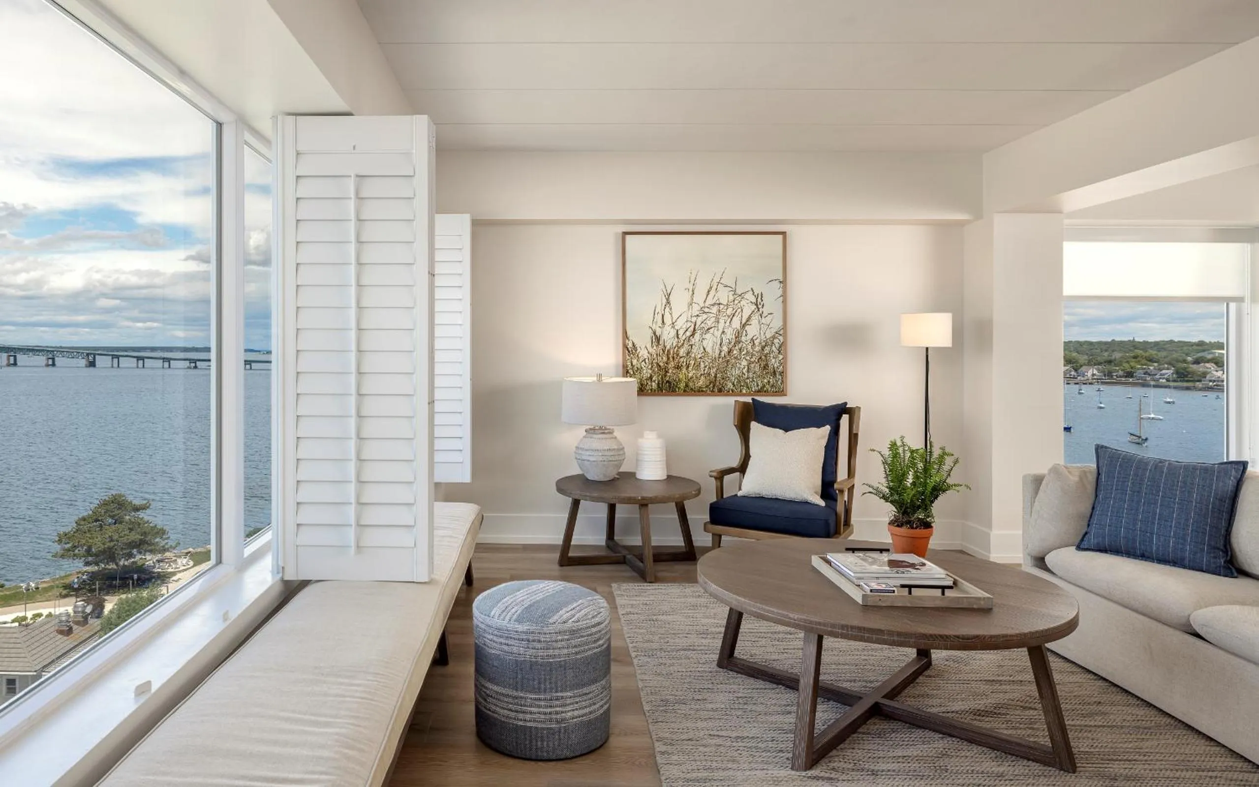 Living room in Newport Harbor Island Resort