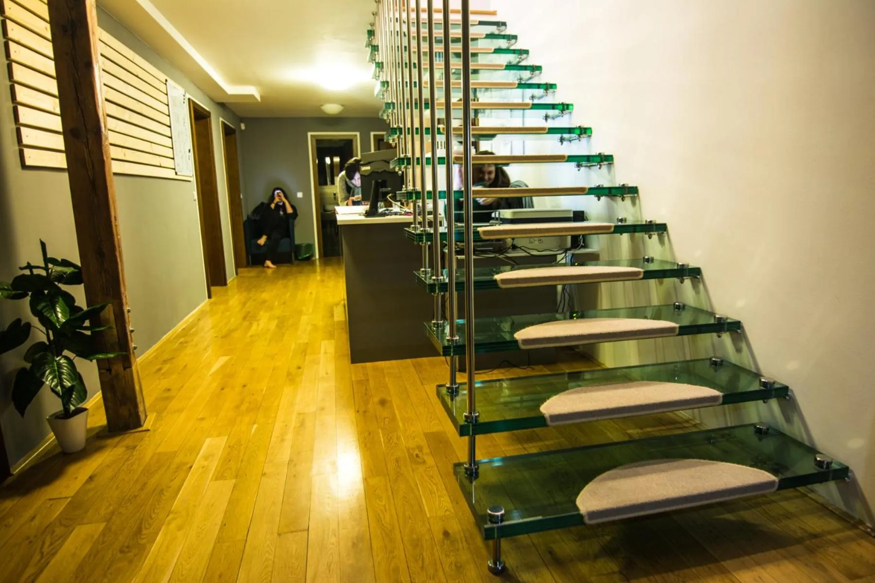 Lobby or reception in Onefam Míru