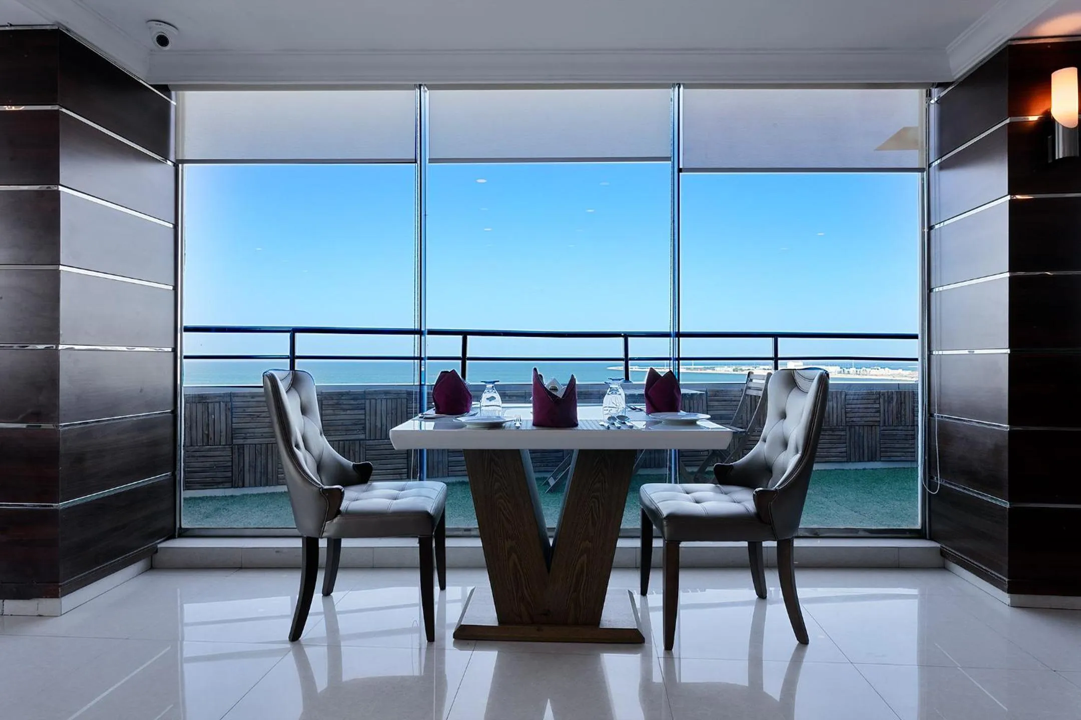 Sea view in Crown Tower Hotel