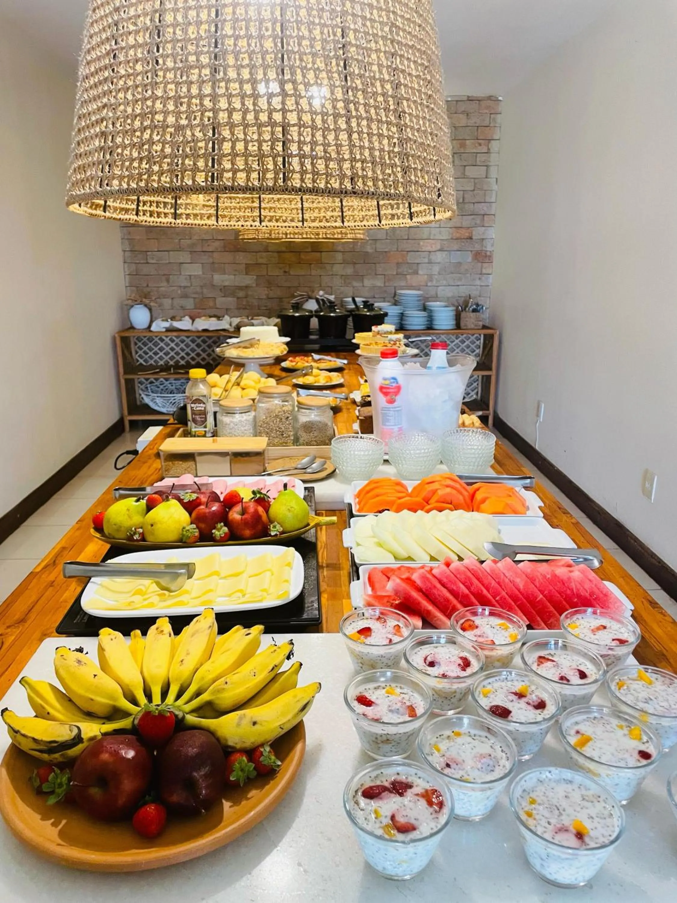 Buffet breakfast in Samba Villa da Praia