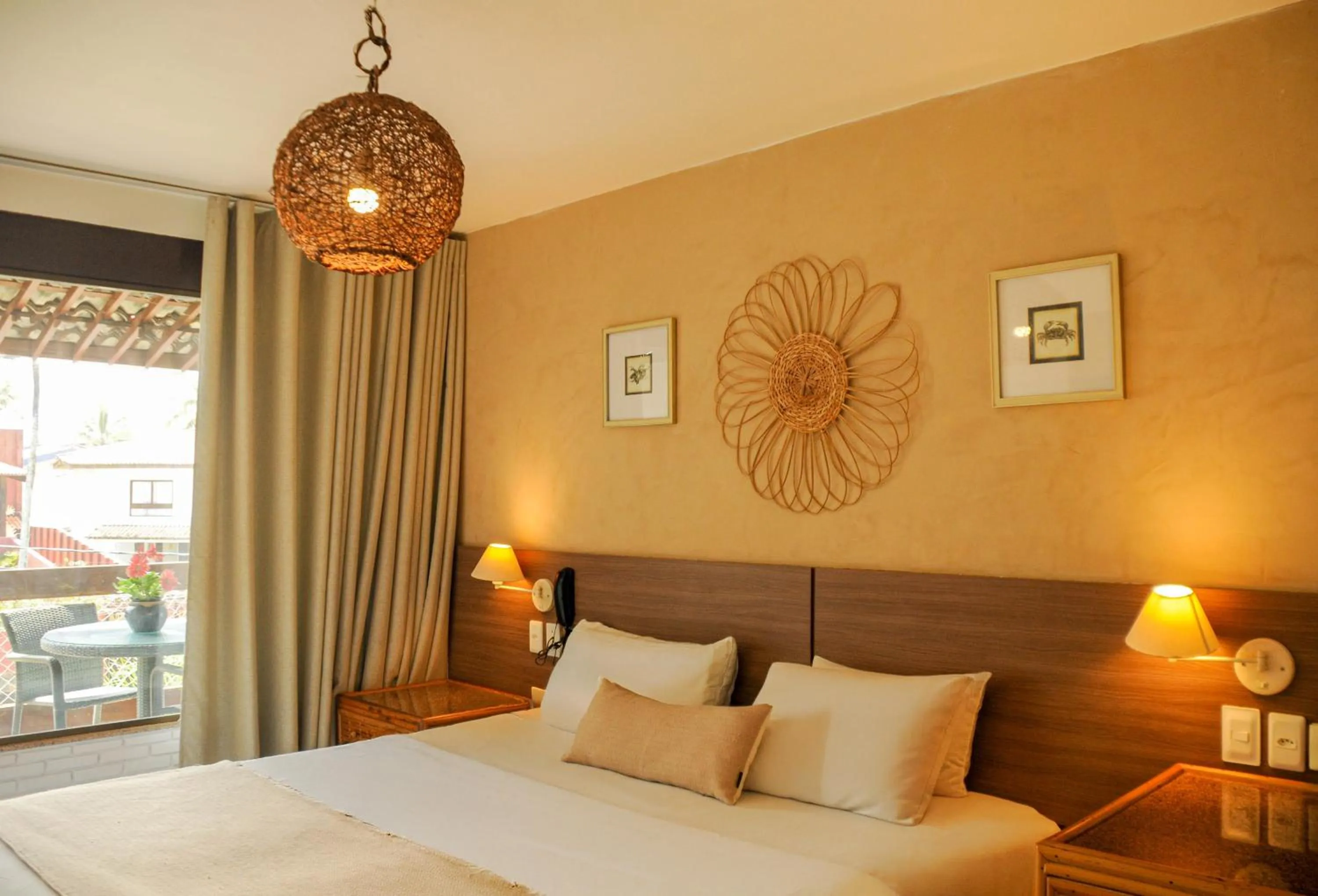 Bed in Samba Villa da Praia