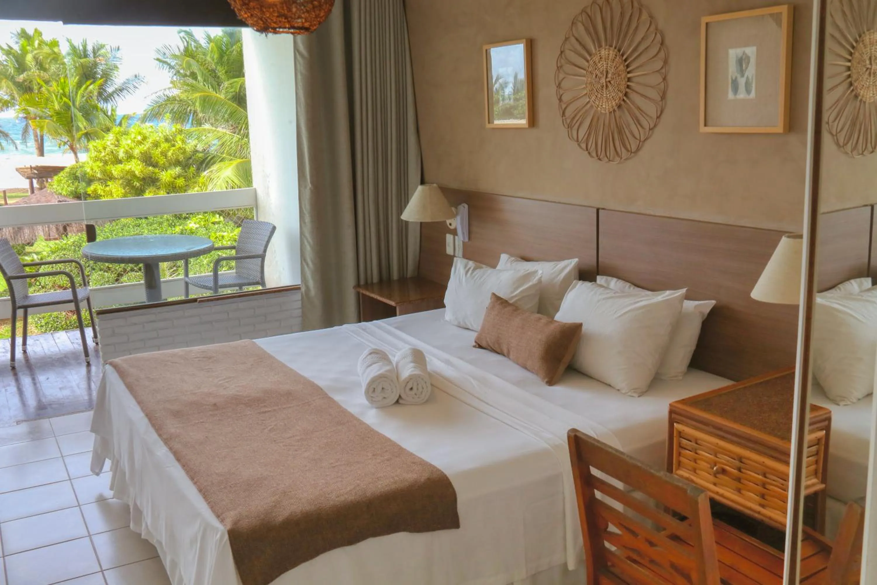 Bed in Samba Villa da Praia