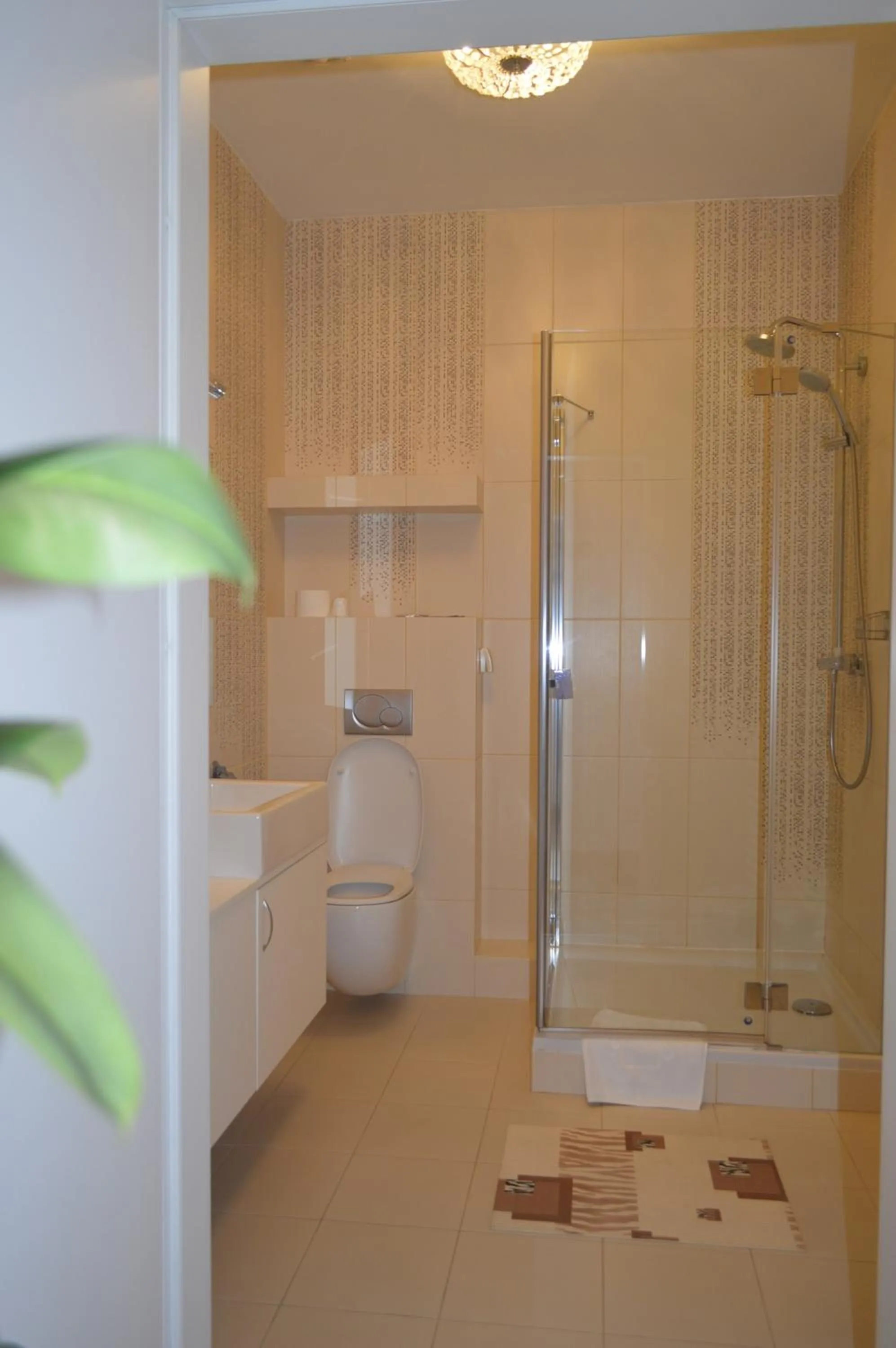 Shower in Hotel Ajax