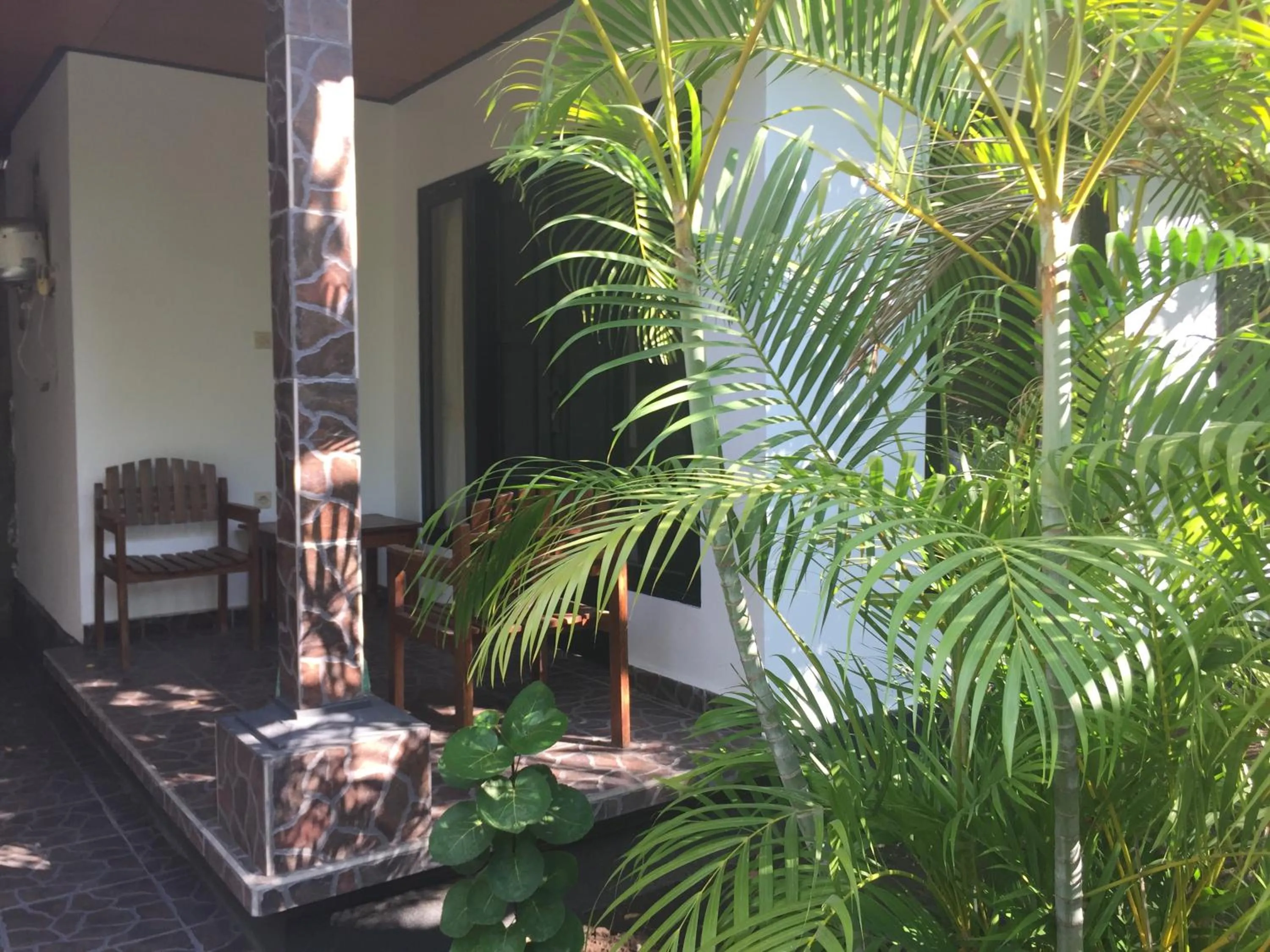 Patio in Scuba Tribe Bali dive-resort