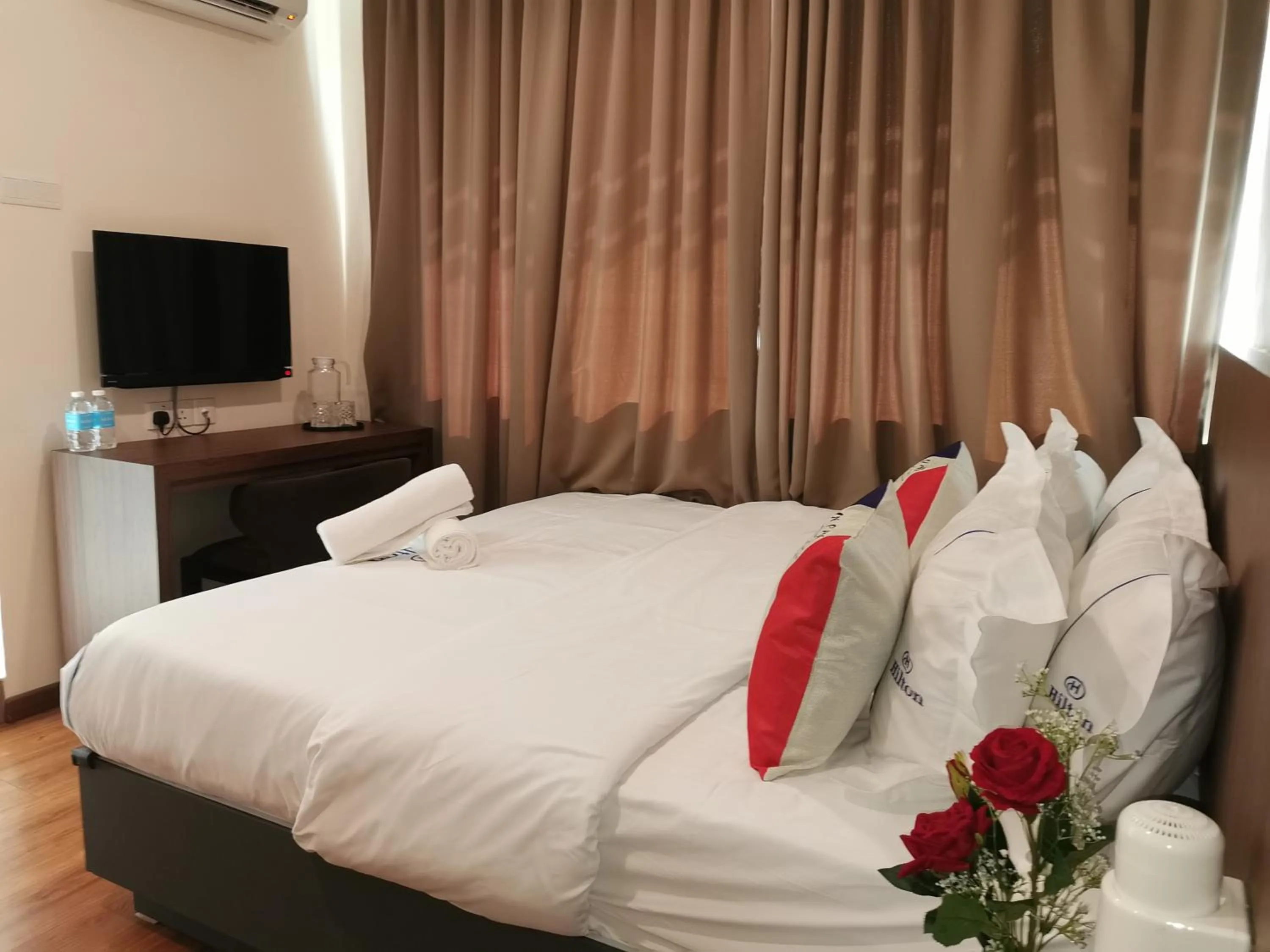 Bed in Mii Smile Hotel Penang