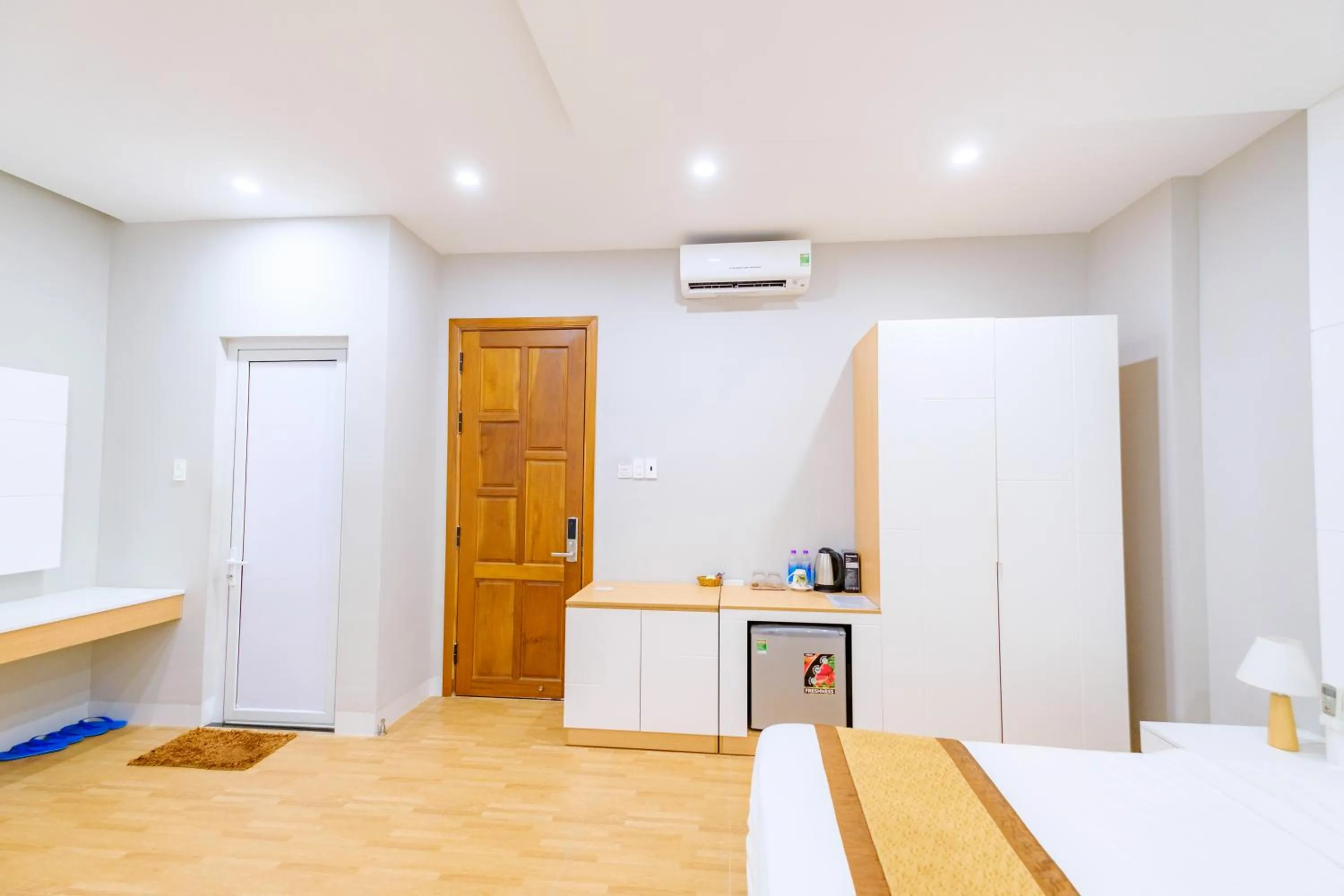 Bed in Khách sạn Minh Long