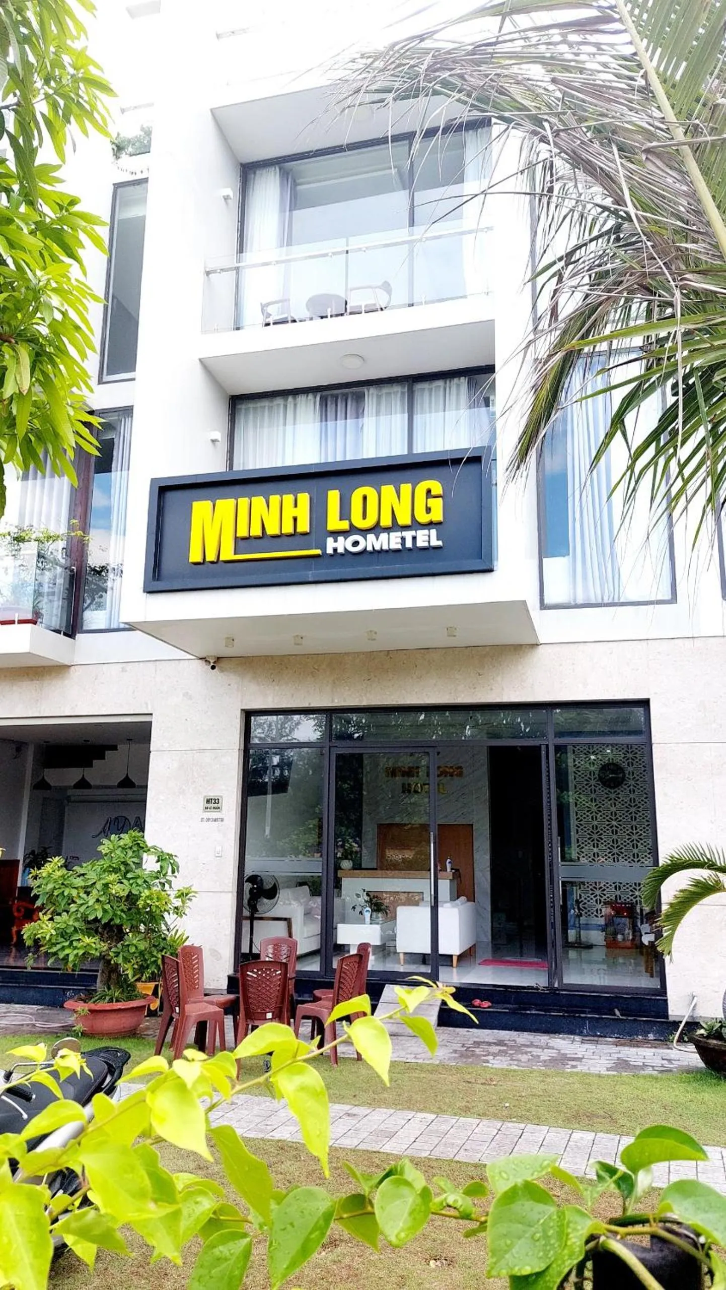 Patio in Khách sạn Minh Long