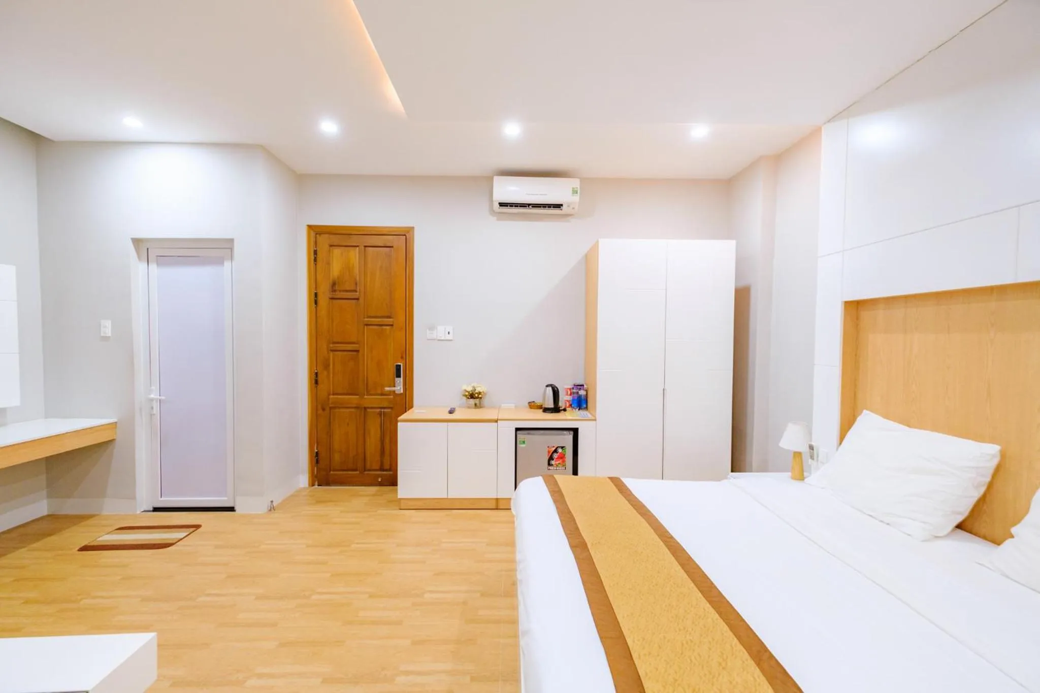 Bed in Khách sạn Minh Long