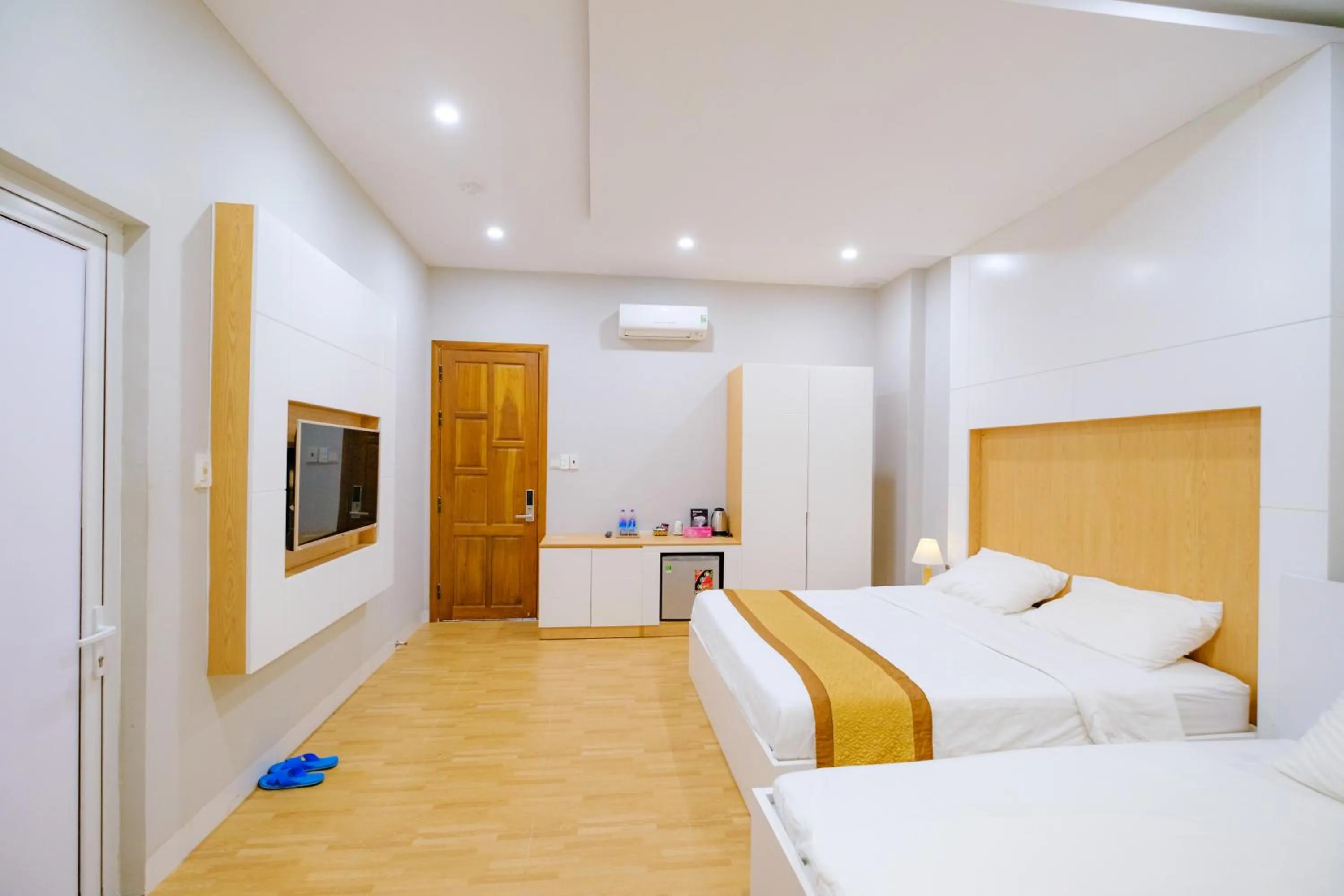 Bed in Khách sạn Minh Long