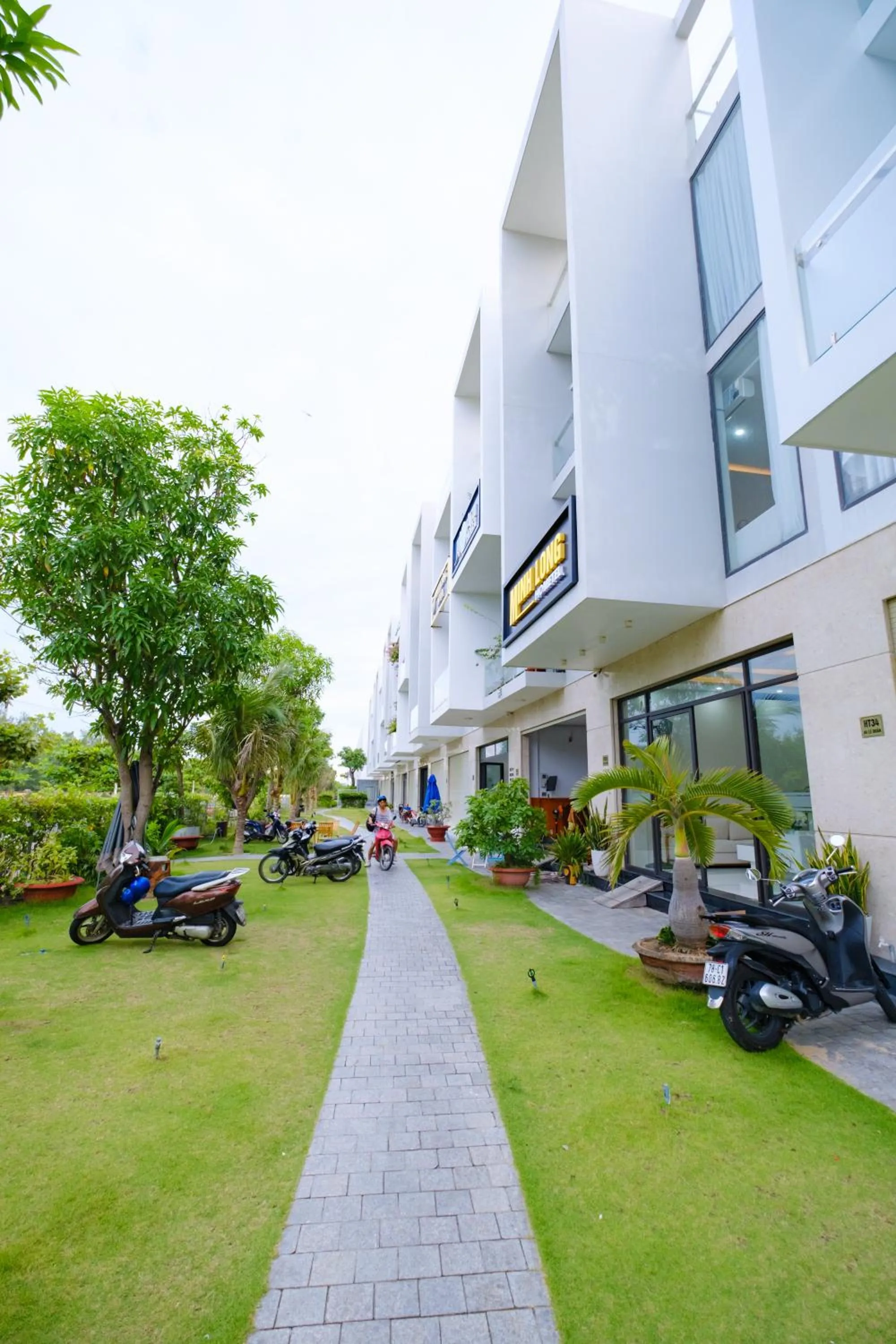 Garden in Khách sạn Minh Long